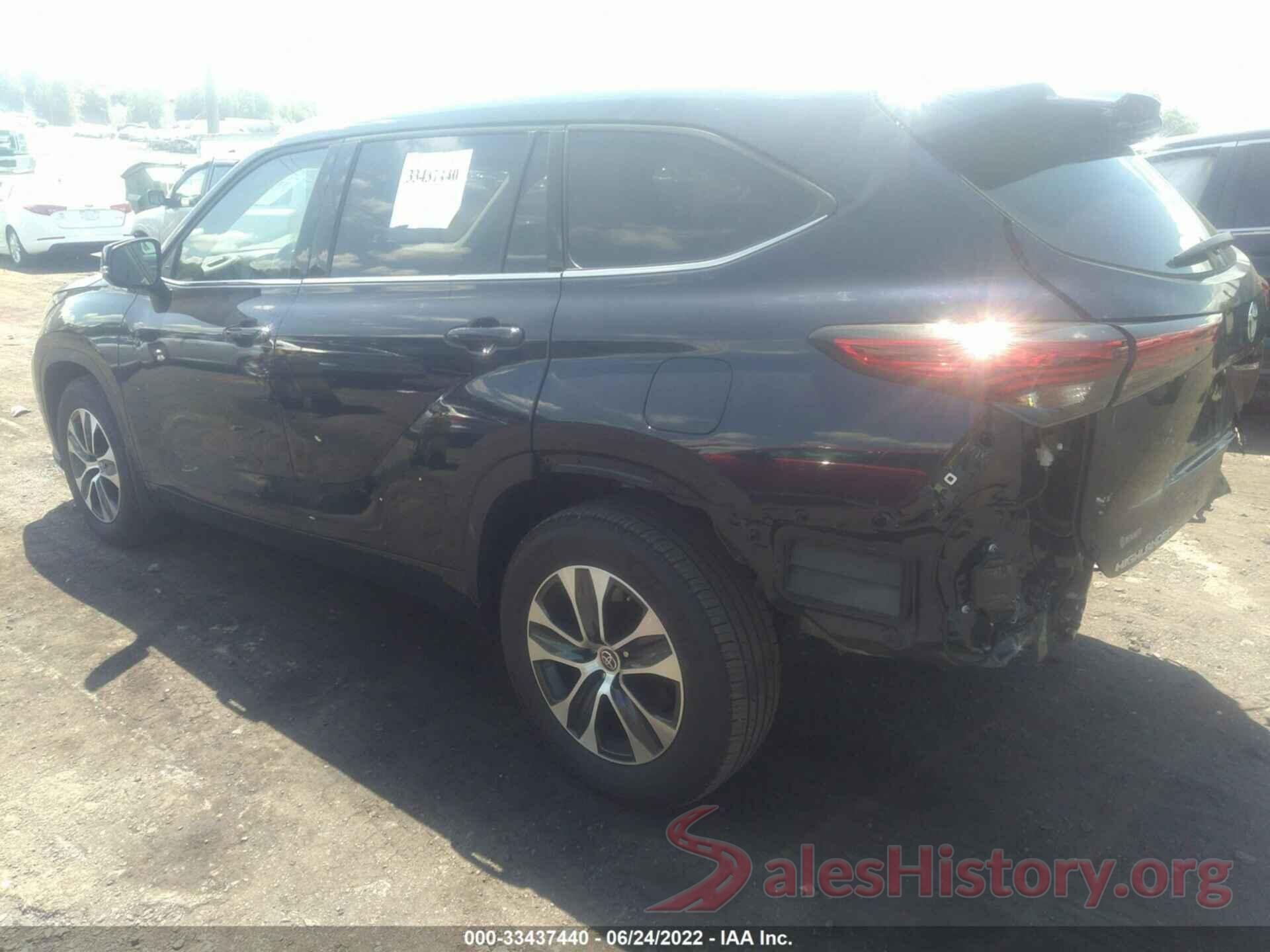 5TDHZRBH5MS109749 2021 TOYOTA HIGHLANDER