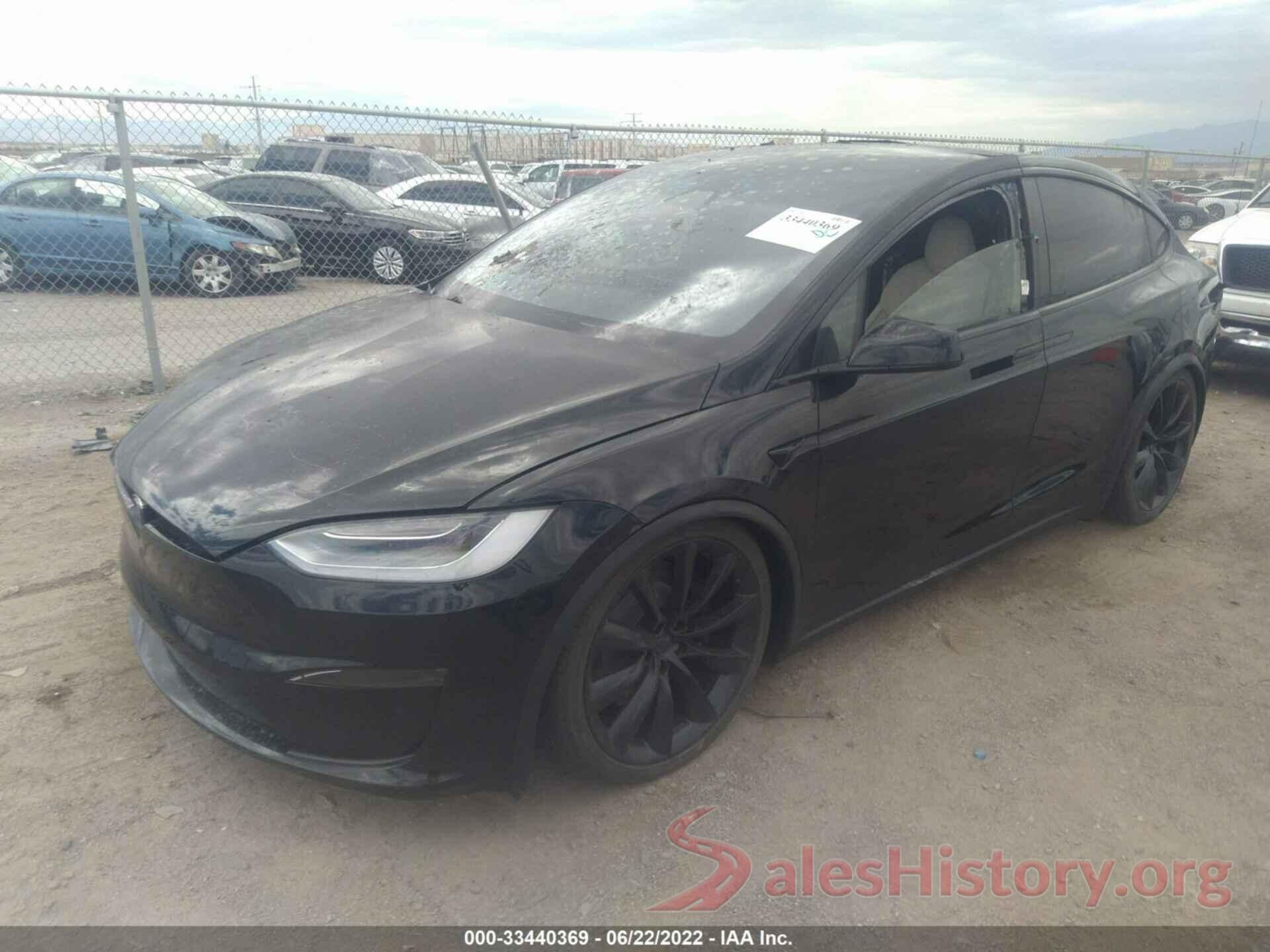 7SAXCBE63NF337305 2022 TESLA MODEL X