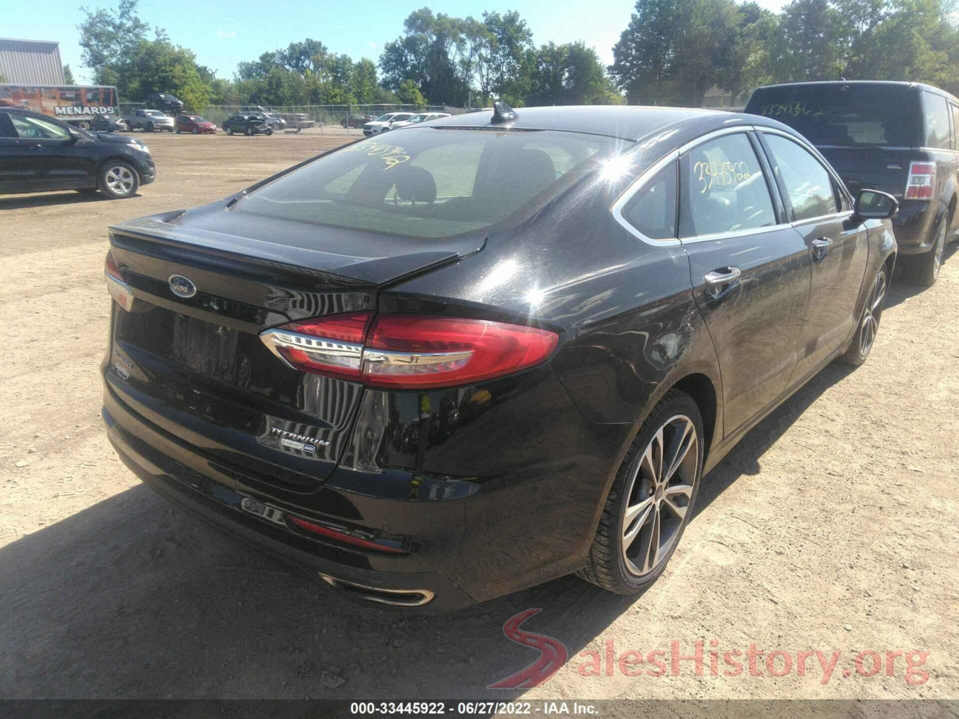 3FA6P0D91KR186820 2019 FORD FUSION