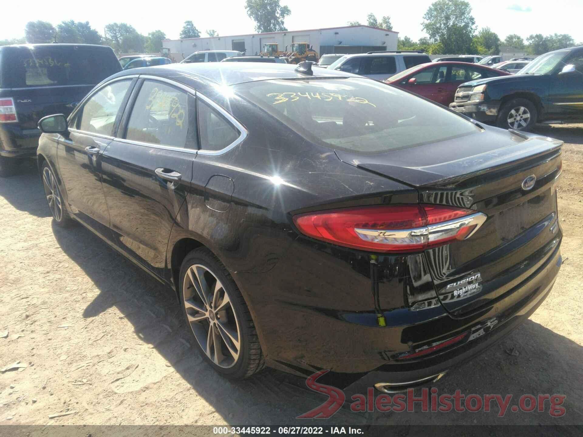 3FA6P0D91KR186820 2019 FORD FUSION