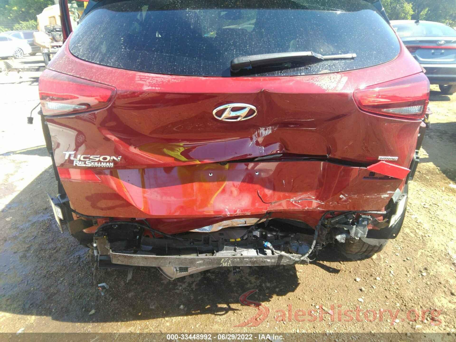 KM8J3CAL0KU966748 2019 HYUNDAI TUCSON