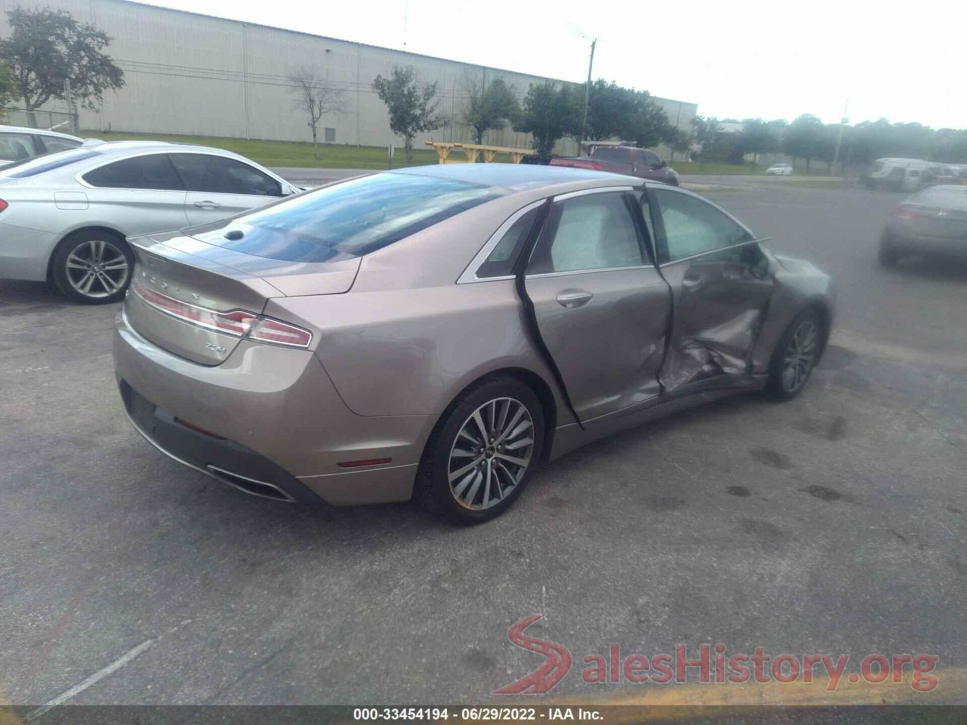 3LN6L5KU5KR614751 2019 LINCOLN MKZ