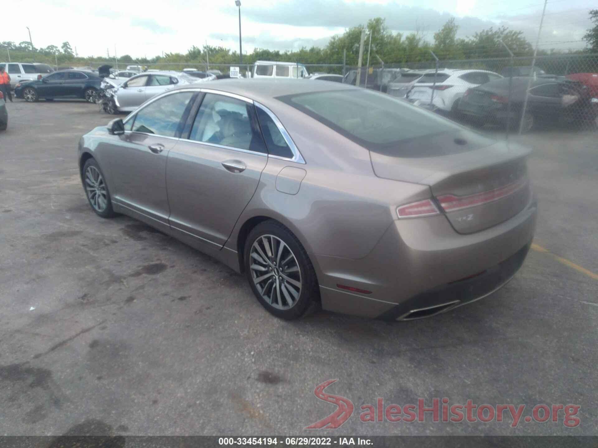 3LN6L5KU5KR614751 2019 LINCOLN MKZ