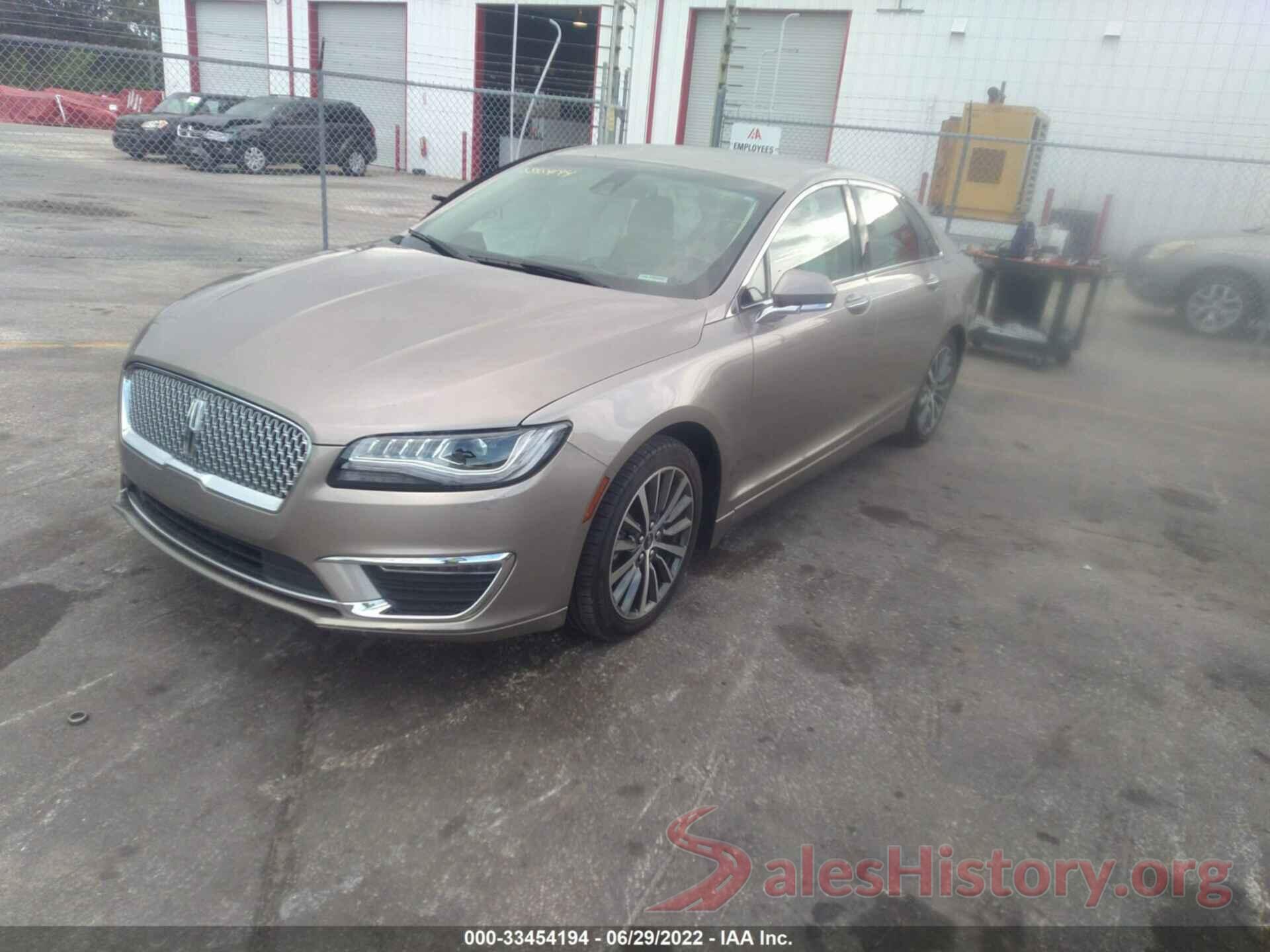 3LN6L5KU5KR614751 2019 LINCOLN MKZ