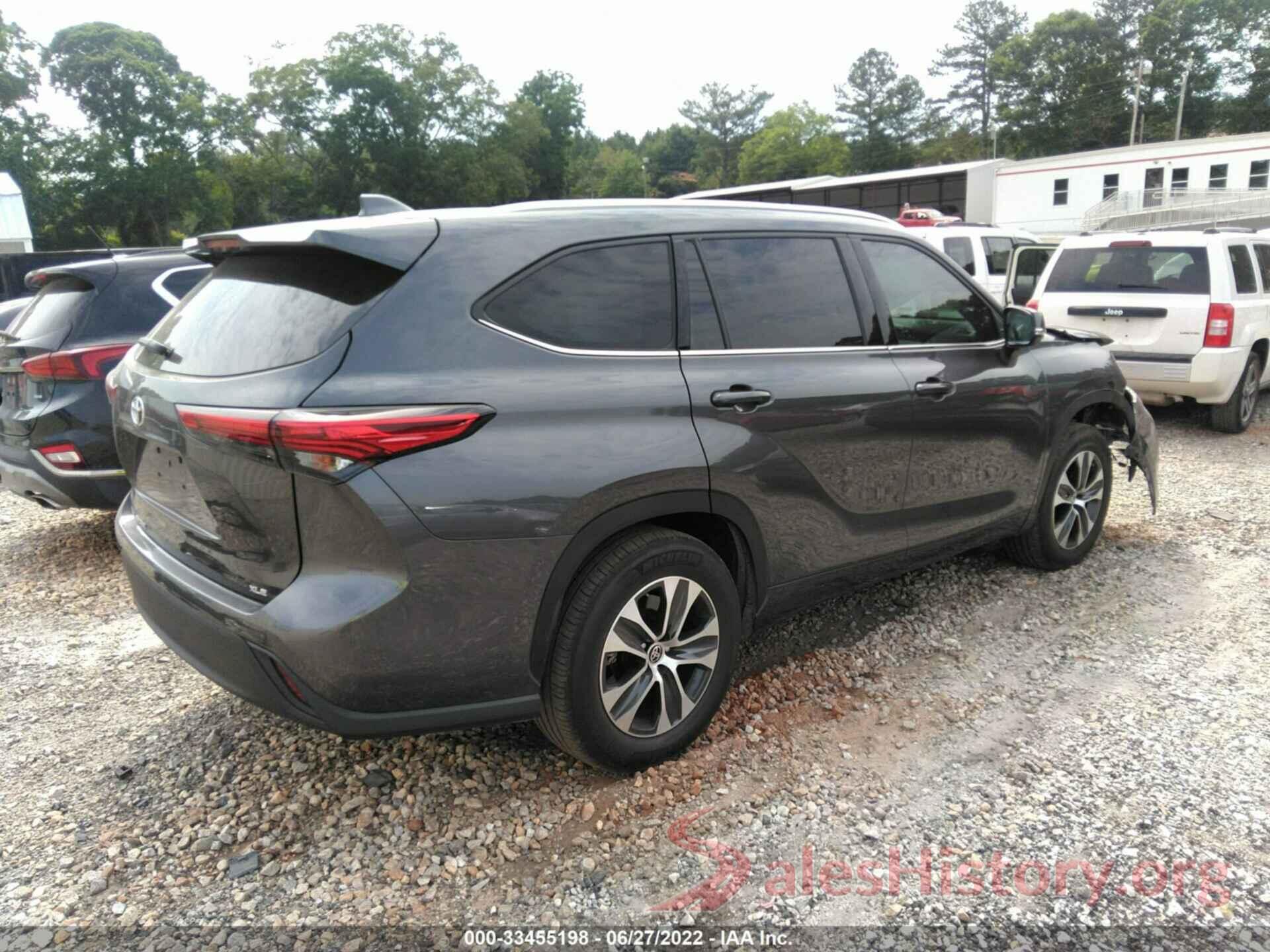 5TDGZRAH0MS052759 2021 TOYOTA HIGHLANDER