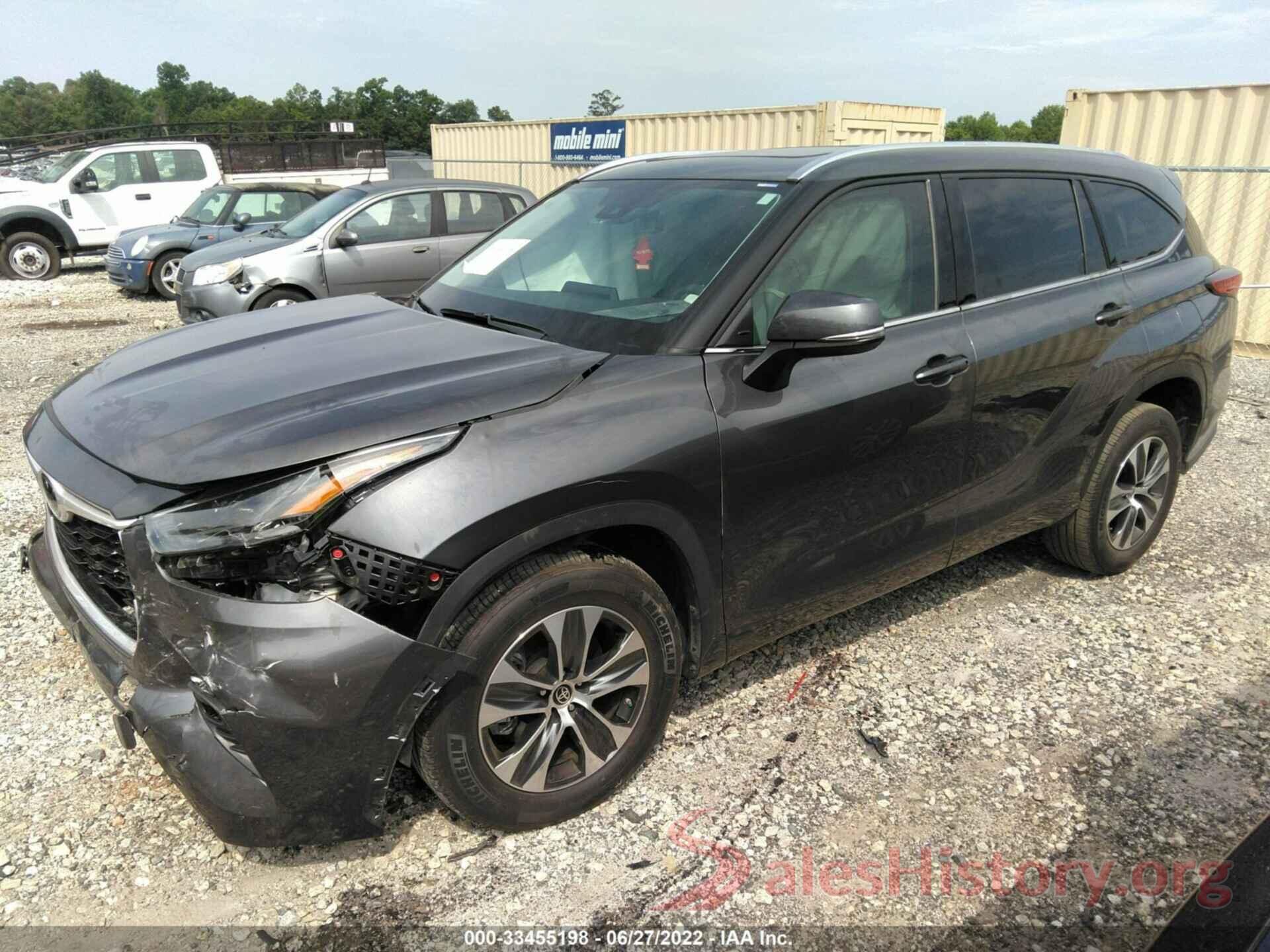 5TDGZRAH0MS052759 2021 TOYOTA HIGHLANDER