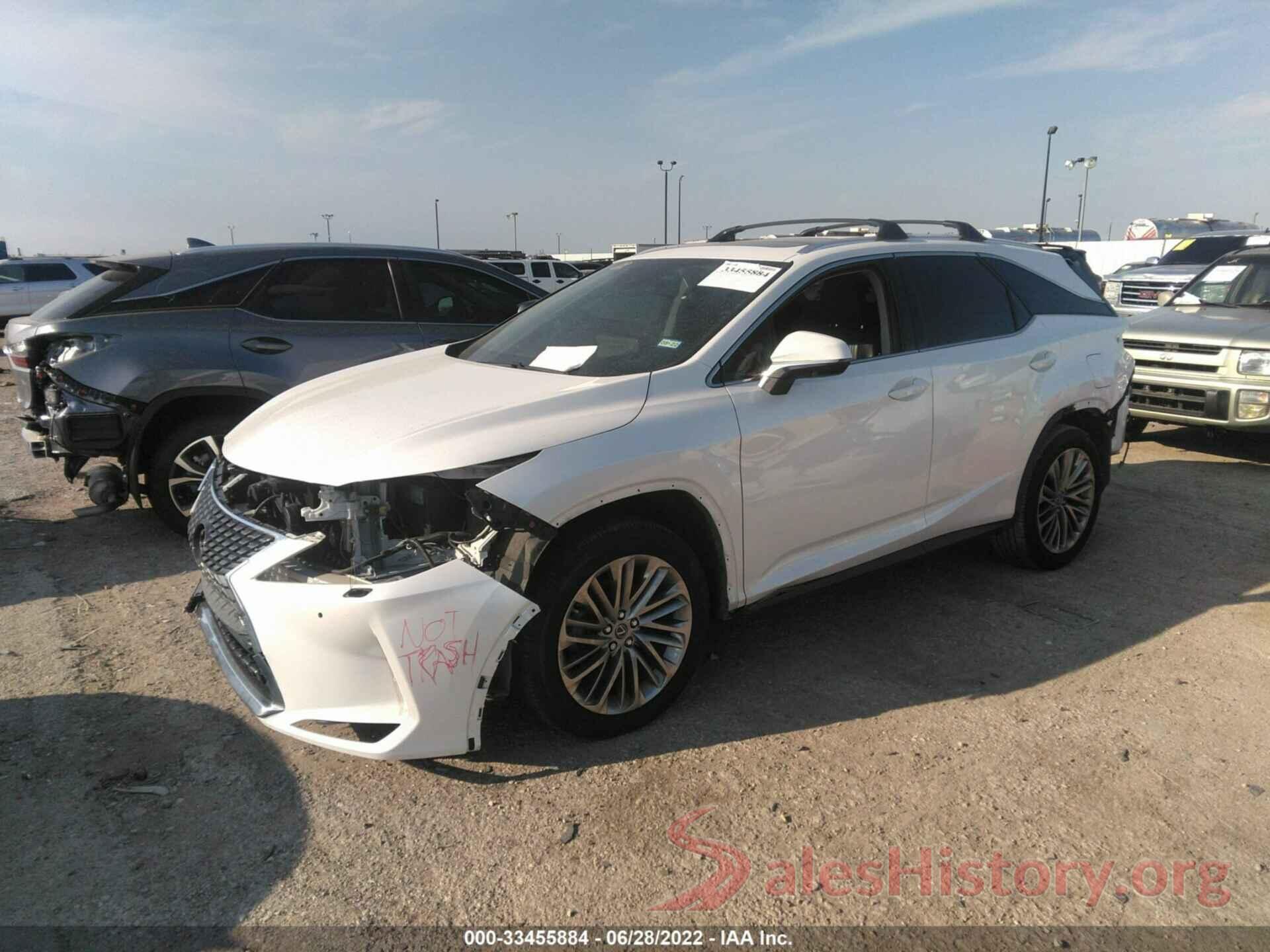 JTJJZKEA7L2016712 2020 LEXUS RX