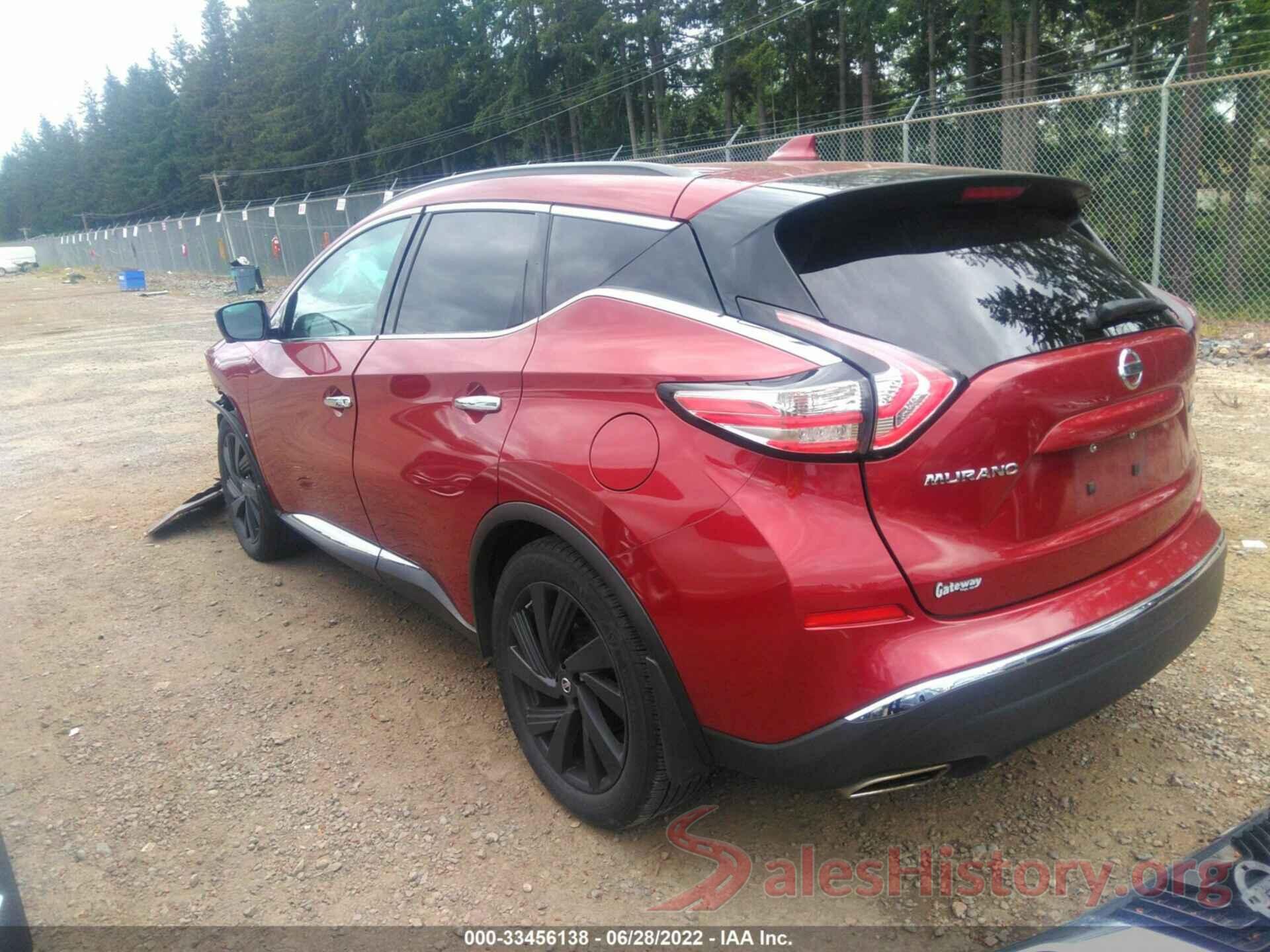 5N1AZ2MH2HN141037 2017 NISSAN MURANO