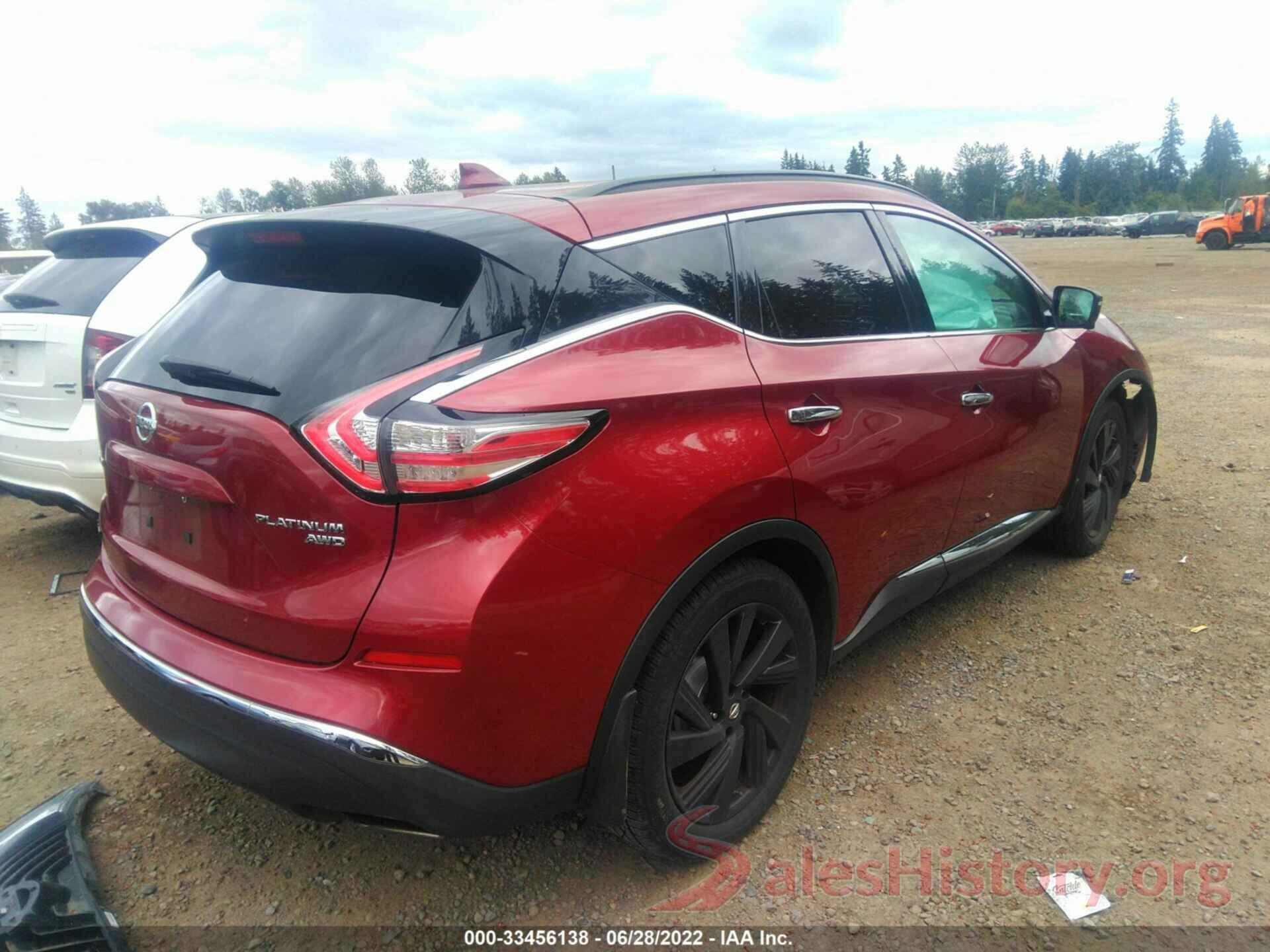 5N1AZ2MH2HN141037 2017 NISSAN MURANO