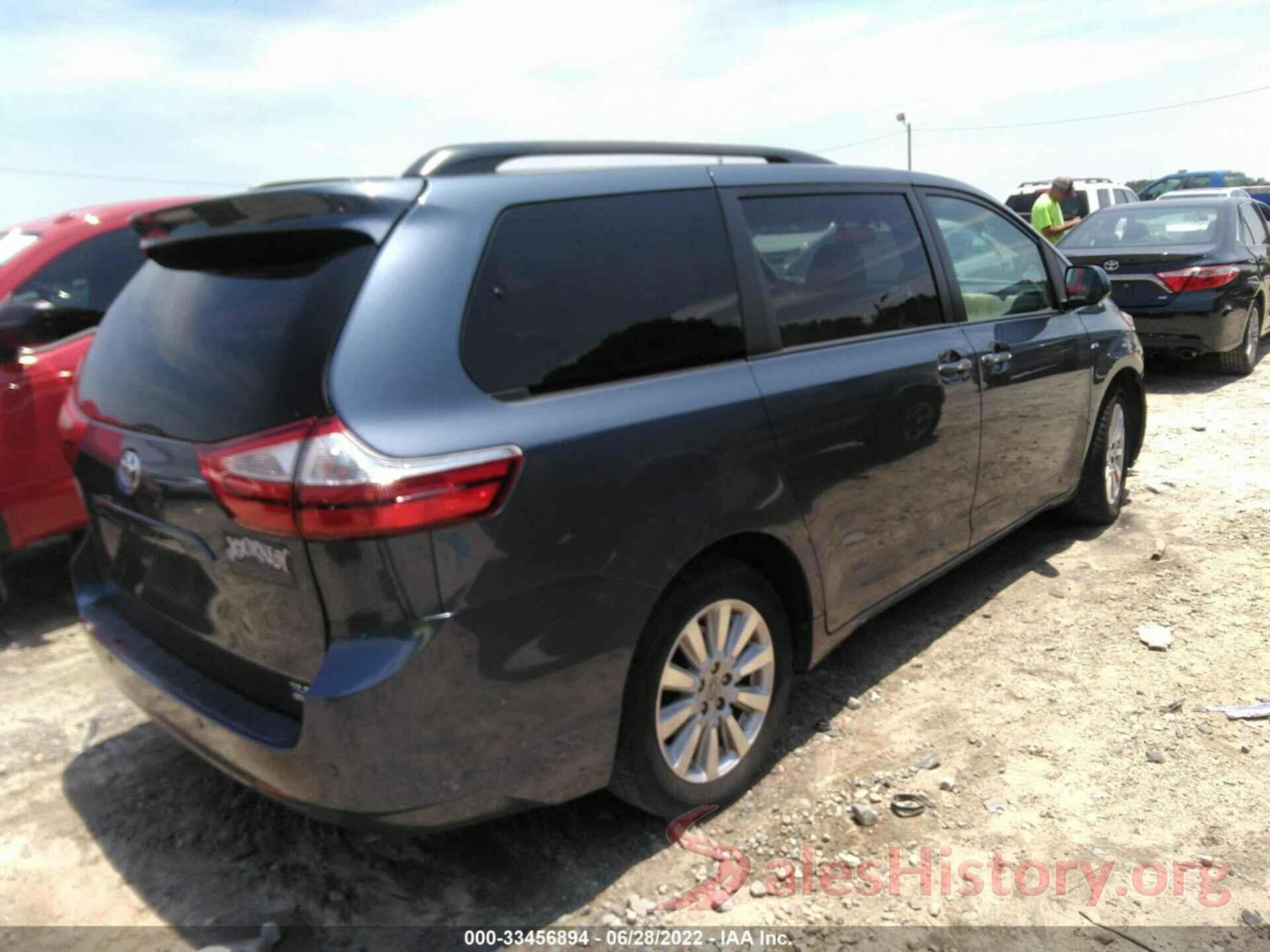 5TDDK3DCXGS143000 2016 TOYOTA SIENNA