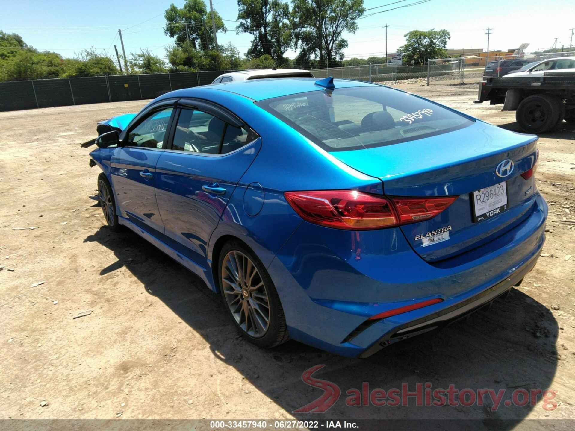 KMHD04LB3JU540888 2018 HYUNDAI ELANTRA