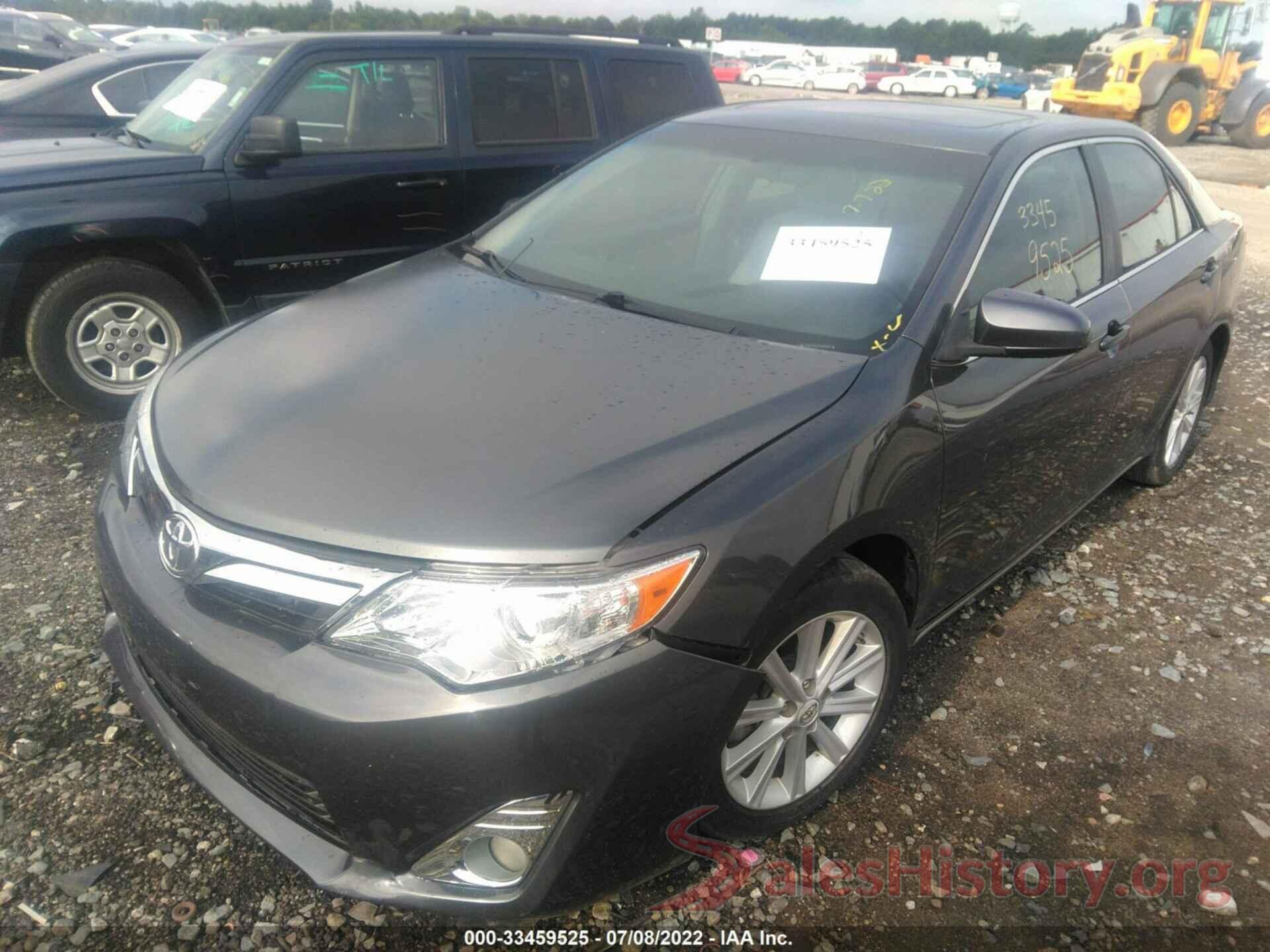 4T1BF1FK4CU165662 2012 TOYOTA CAMRY