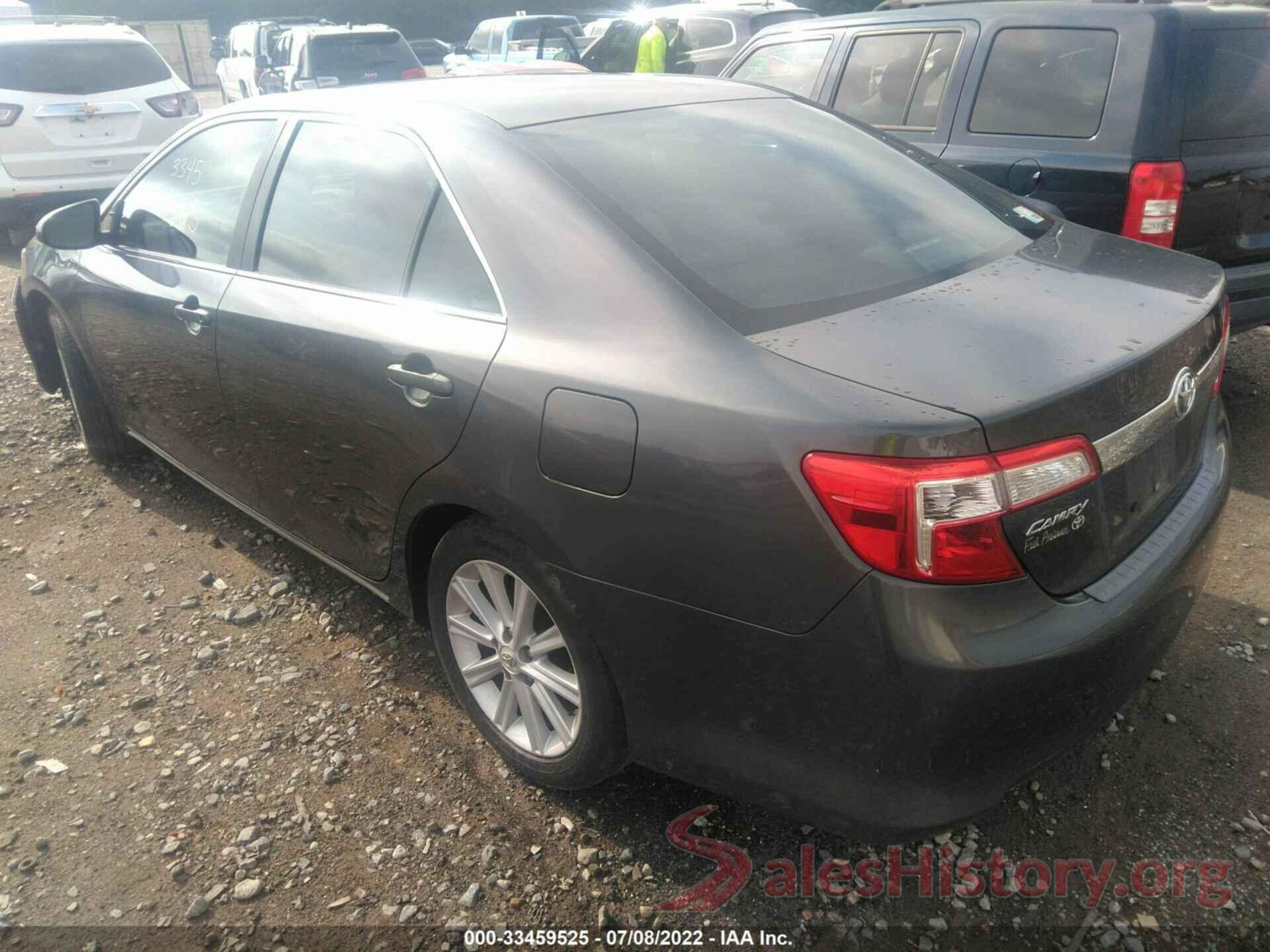 4T1BF1FK4CU165662 2012 TOYOTA CAMRY