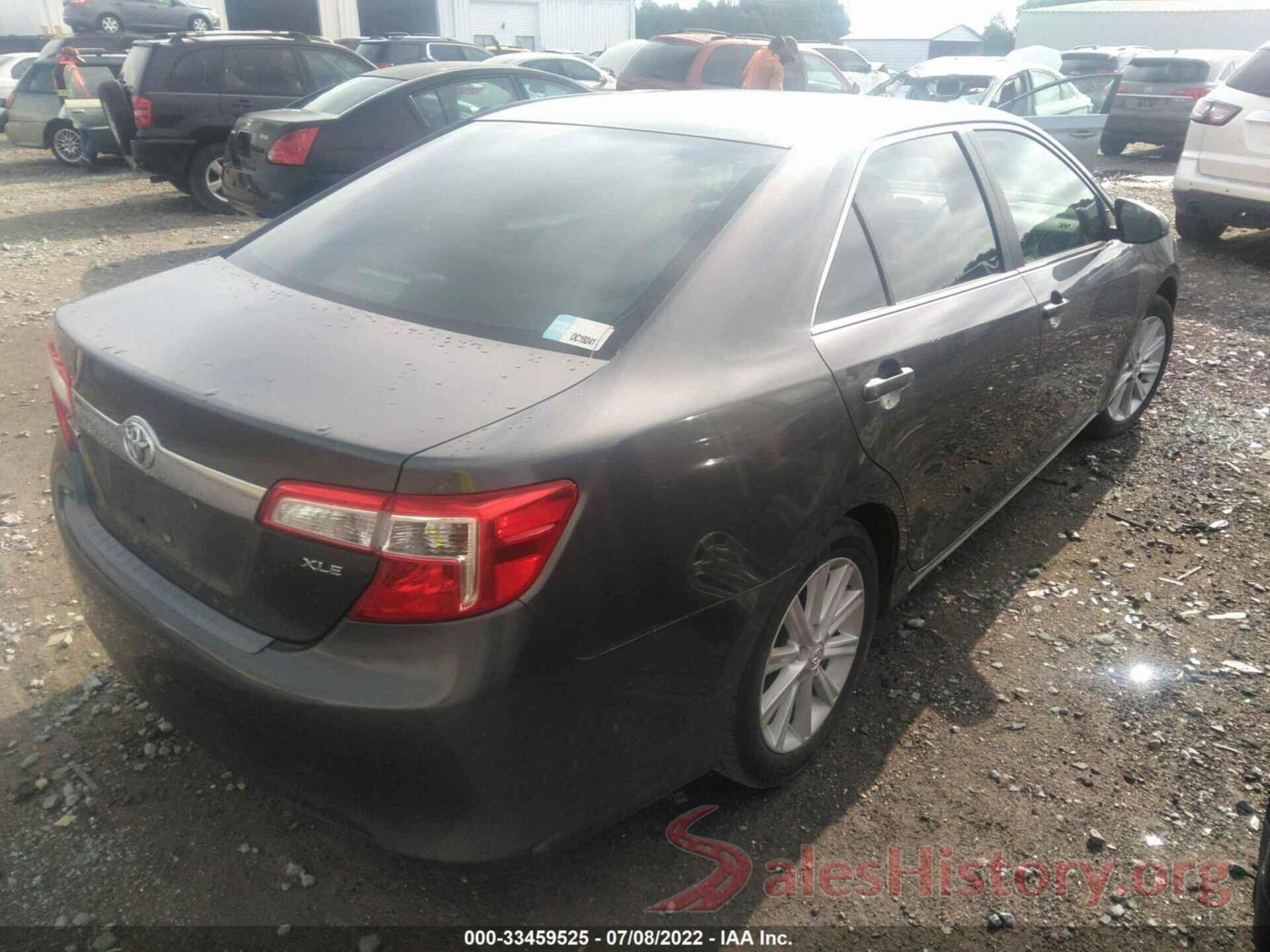 4T1BF1FK4CU165662 2012 TOYOTA CAMRY