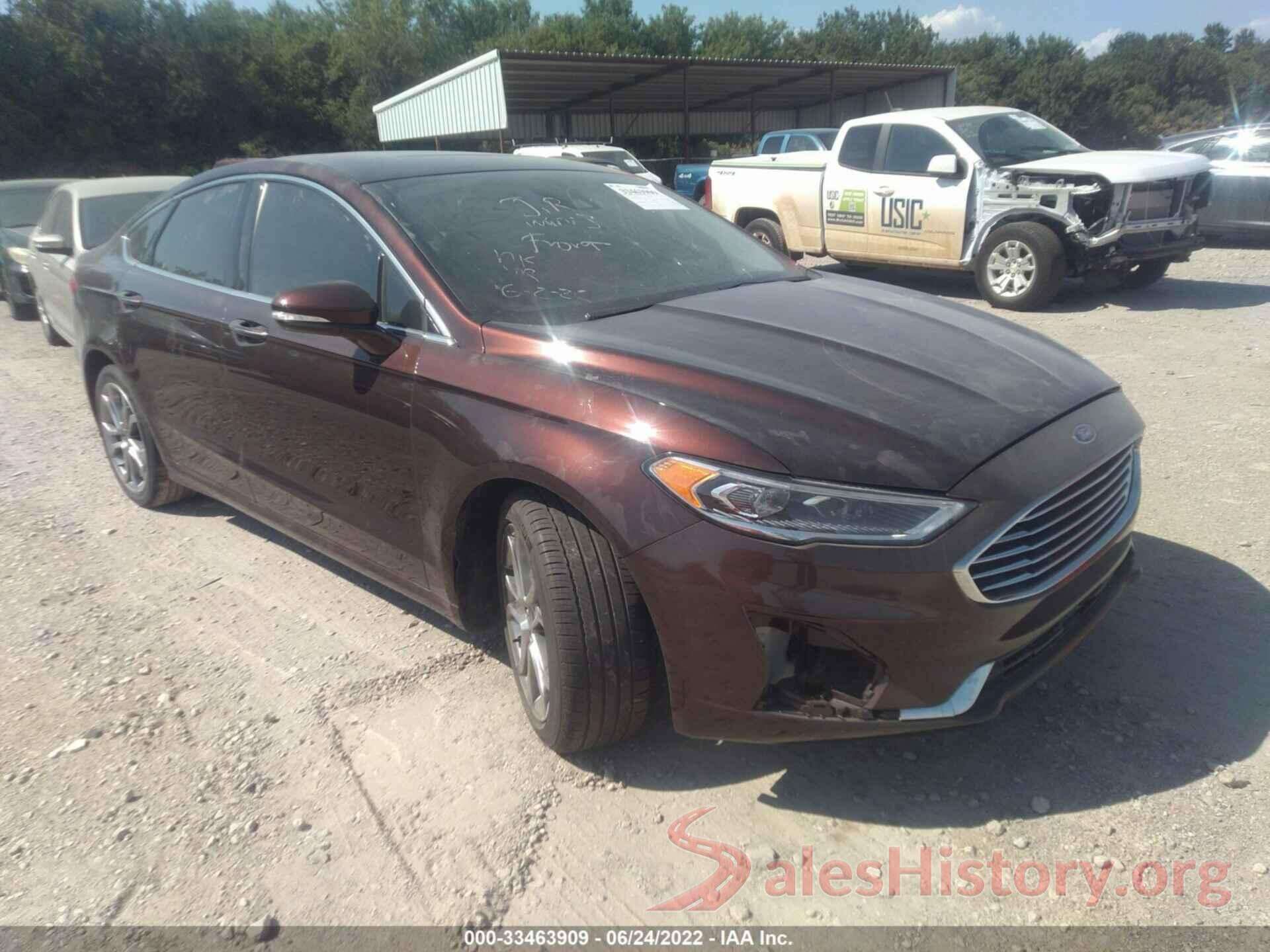 3FA6P0CD1KR257584 2019 FORD FUSION