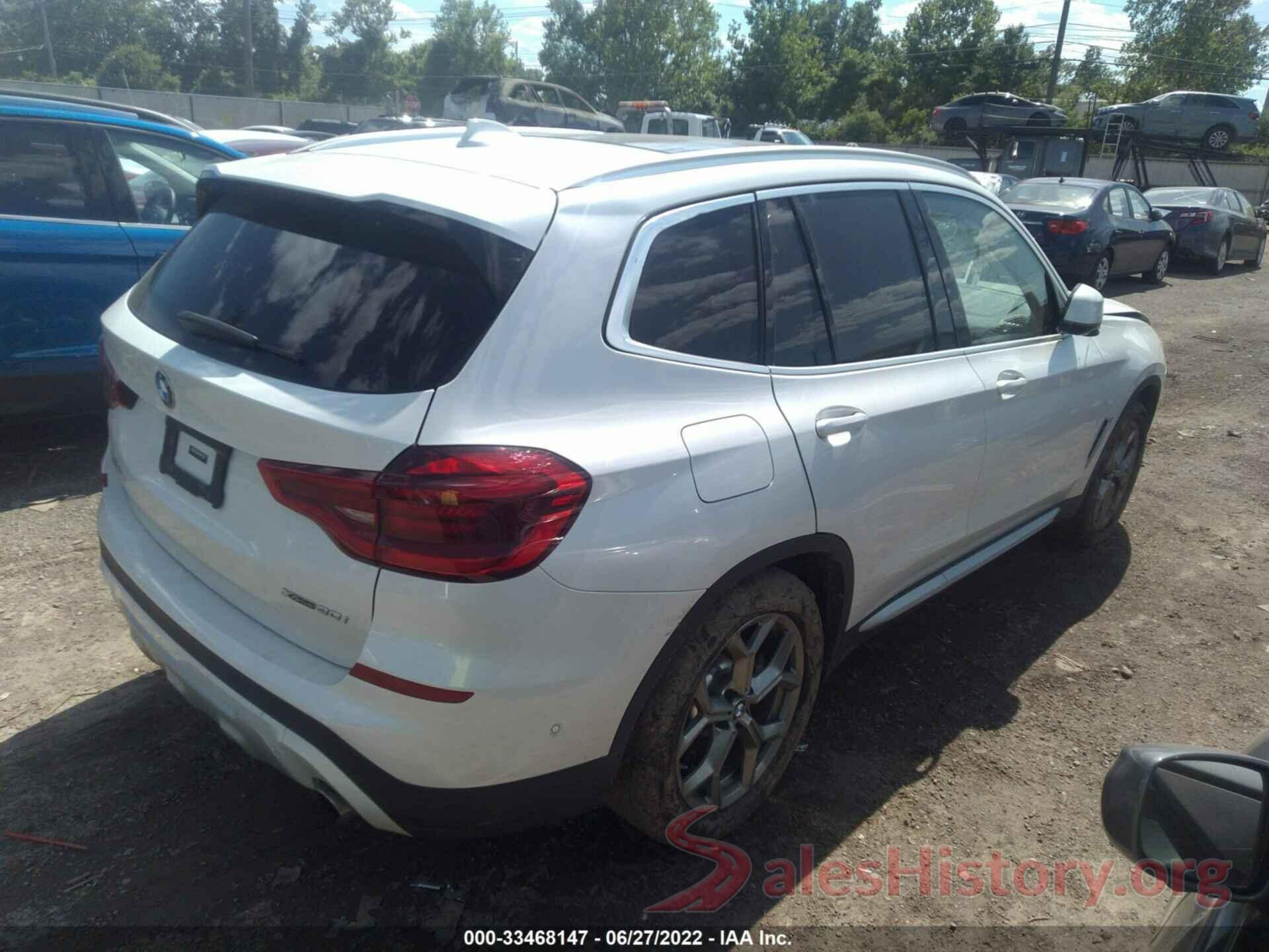 5UXTY5C07L9B12424 2020 BMW X3