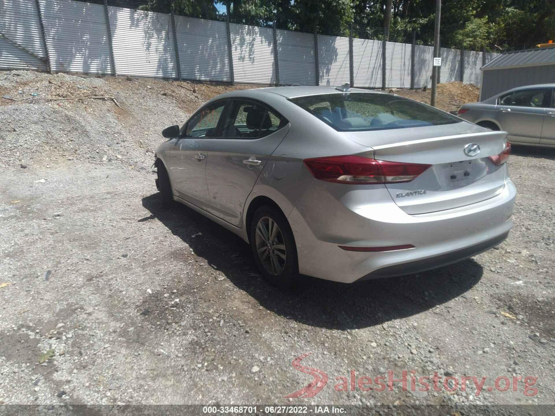 5NPD84LF6HH025209 2017 HYUNDAI ELANTRA