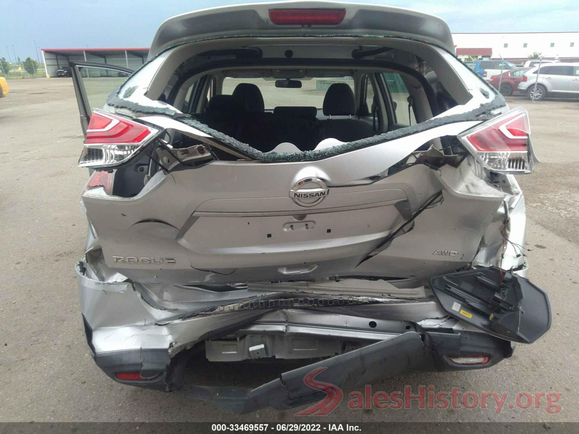 KNMAT2MV2GP649507 2016 NISSAN ROGUE