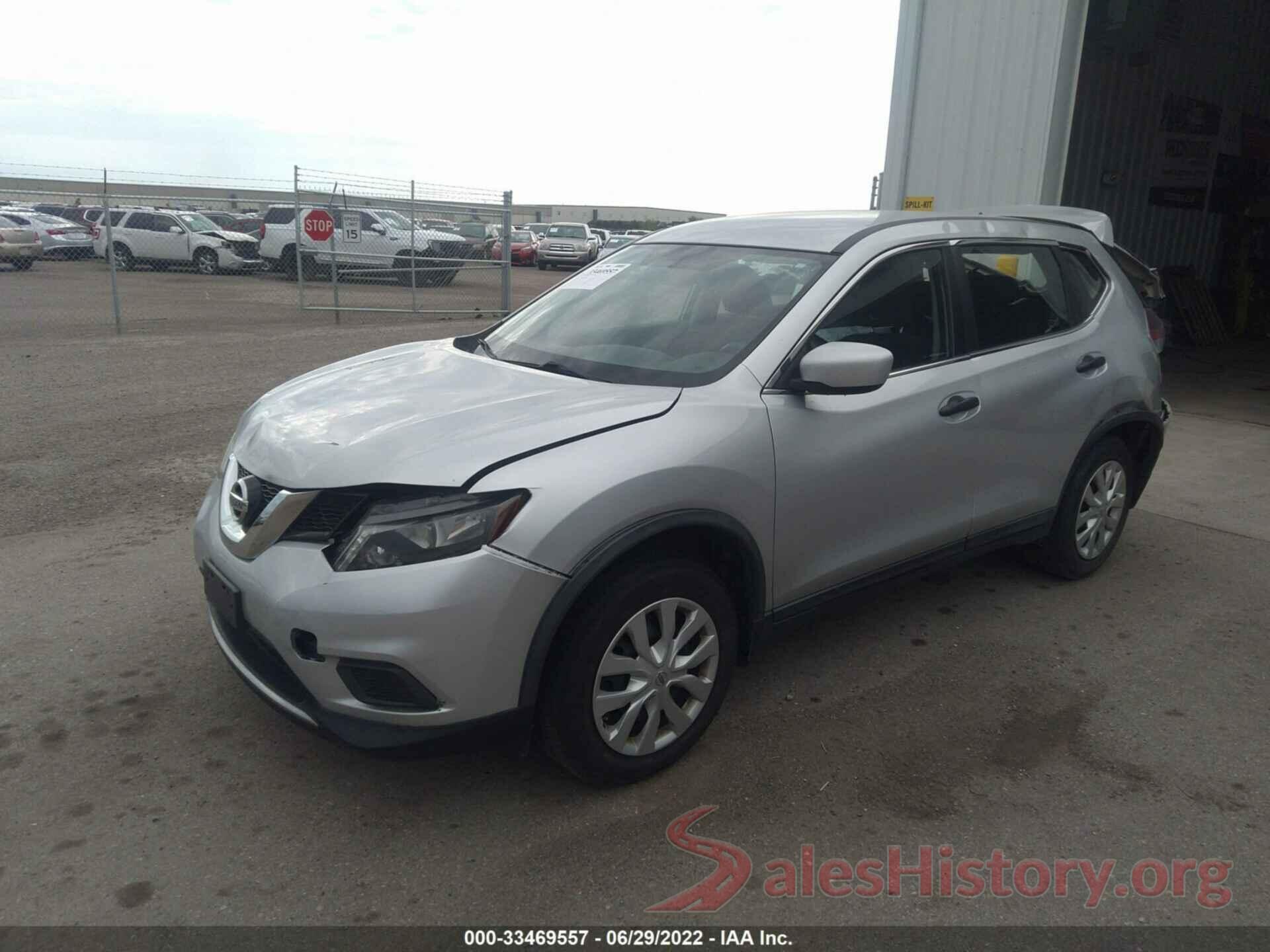 KNMAT2MV2GP649507 2016 NISSAN ROGUE