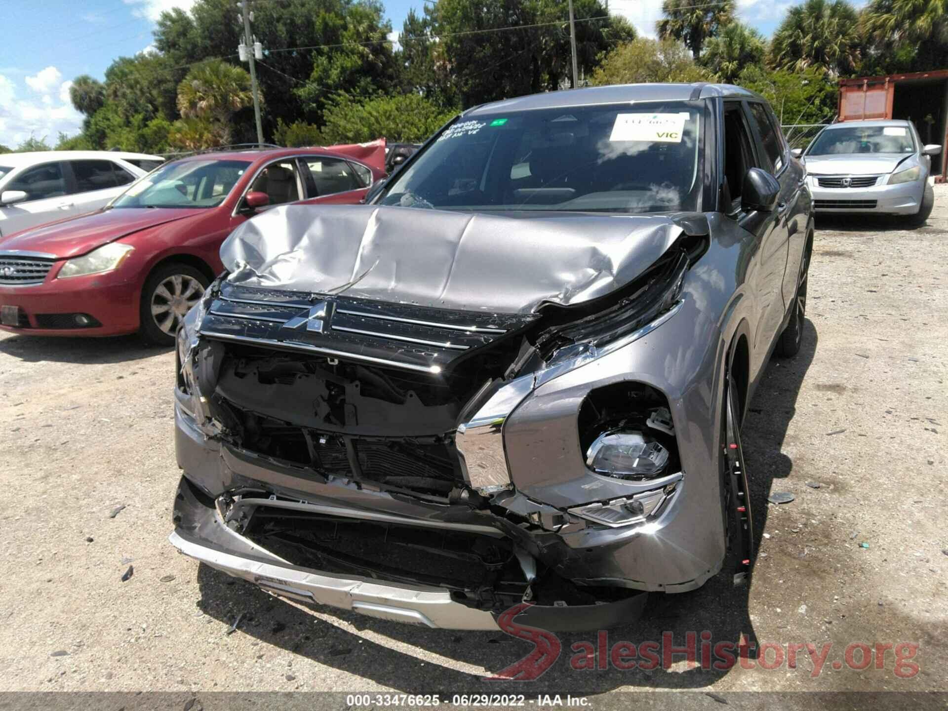 JA4J3UA86NZ039549 2022 MITSUBISHI OUTLANDER