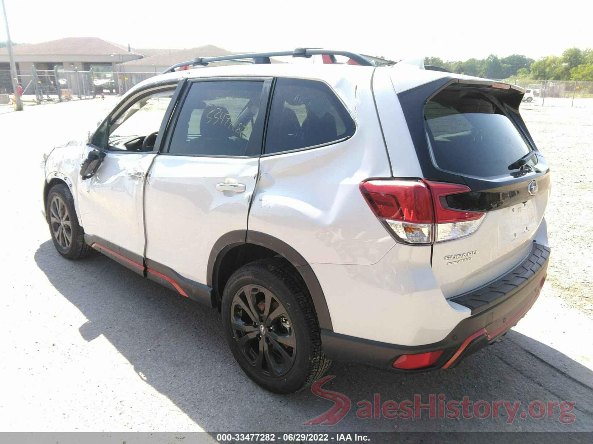 JF2SKAJC2NH423268 2022 SUBARU FORESTER