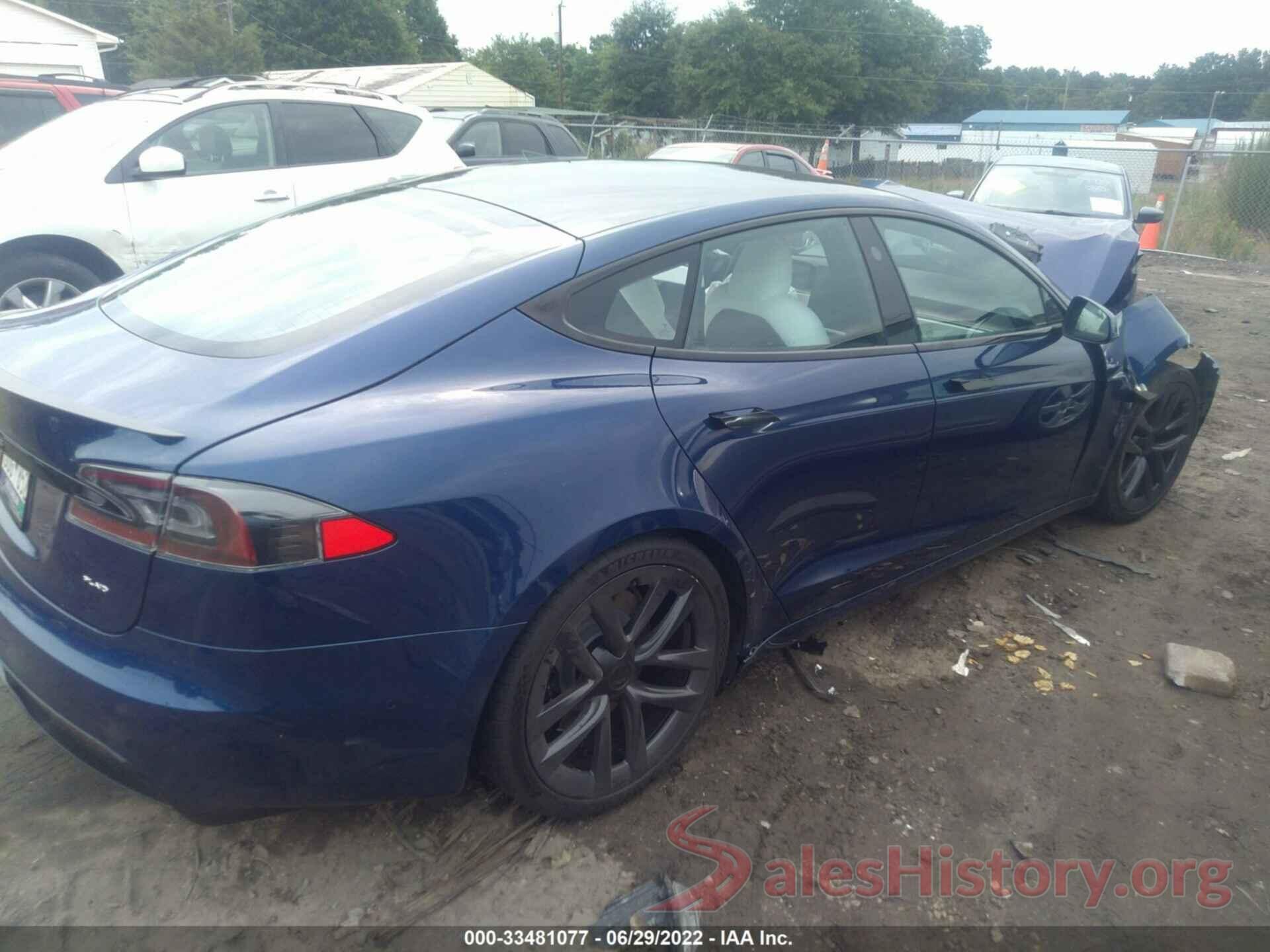 5YJSA1E62MF433335 2021 TESLA MODEL S