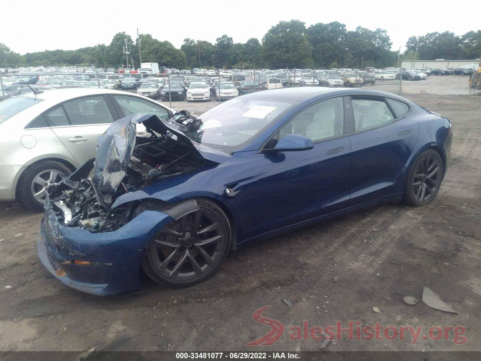 5YJSA1E62MF433335 2021 TESLA MODEL S