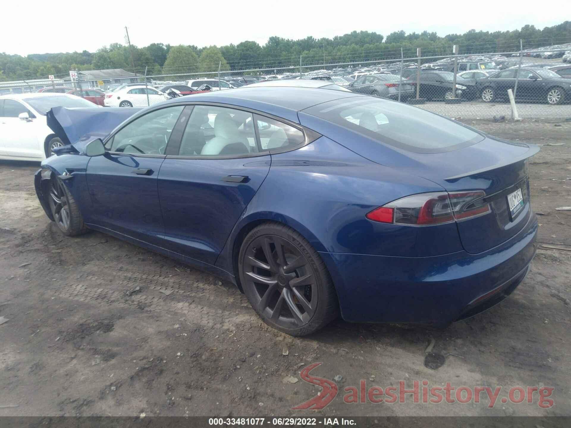 5YJSA1E62MF433335 2021 TESLA MODEL S