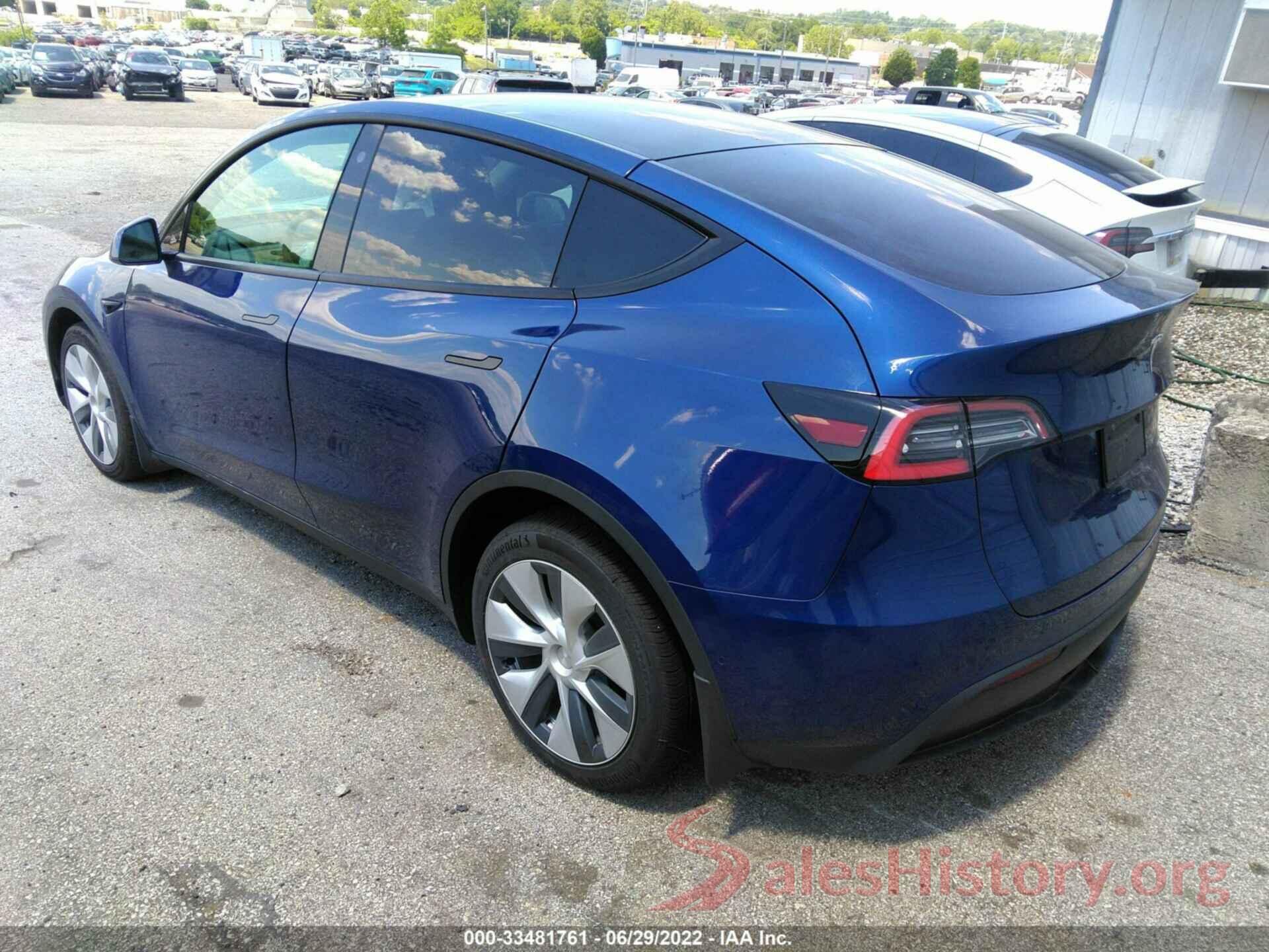 5YJYGDEE7MF074551 2021 TESLA MODEL Y