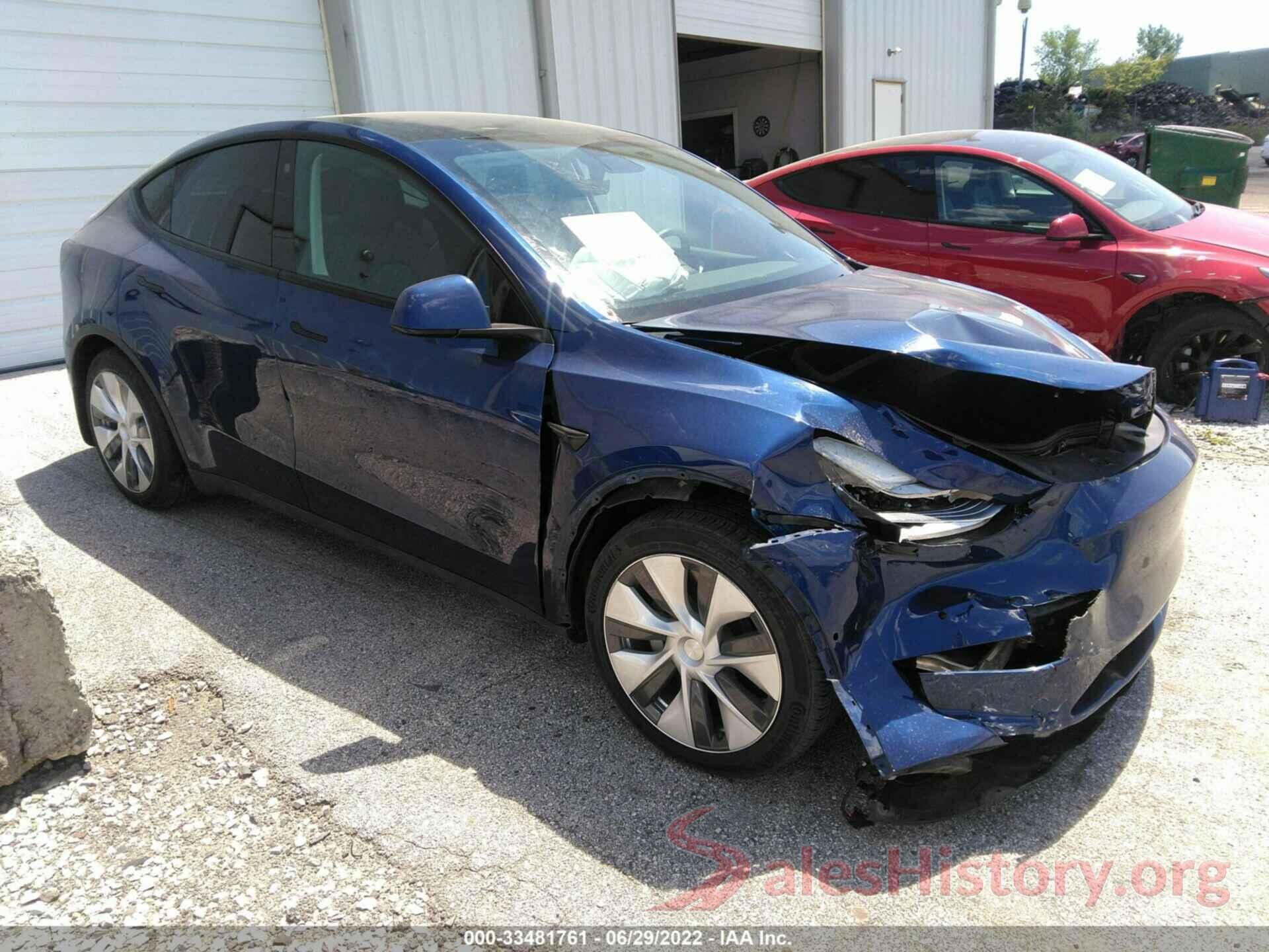 5YJYGDEE7MF074551 2021 TESLA MODEL Y