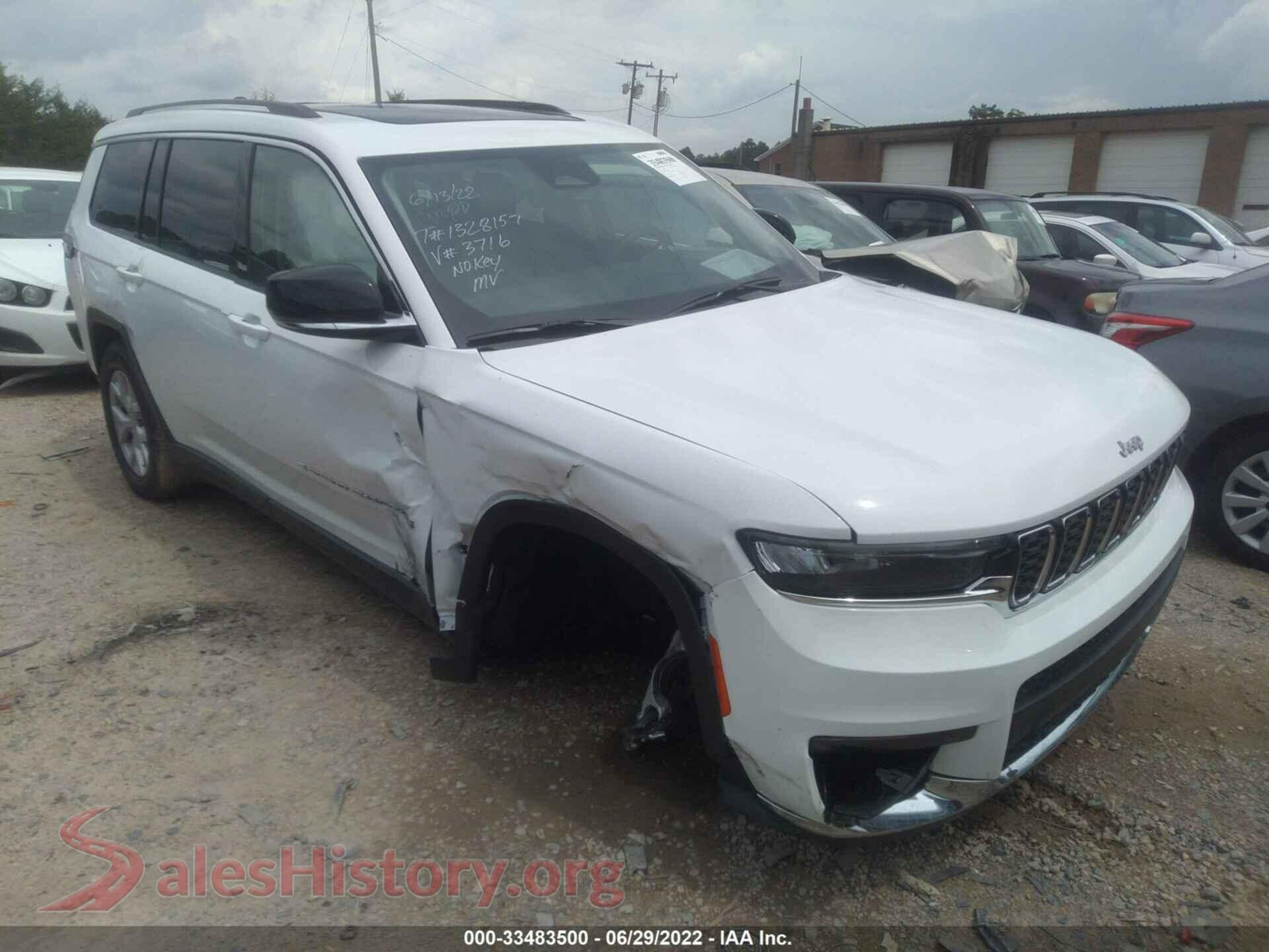 1C4RJKBG5N8513716 2022 JEEP GRAND CHEROKEE L