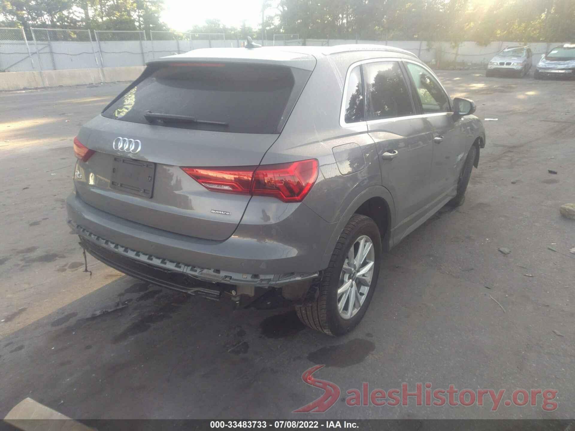 WA1EECF34M1072291 2021 AUDI Q3