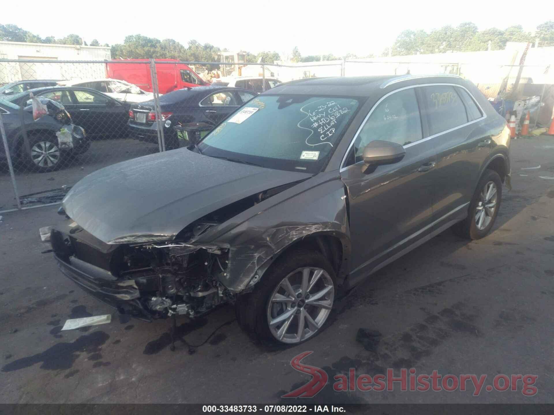 WA1EECF34M1072291 2021 AUDI Q3