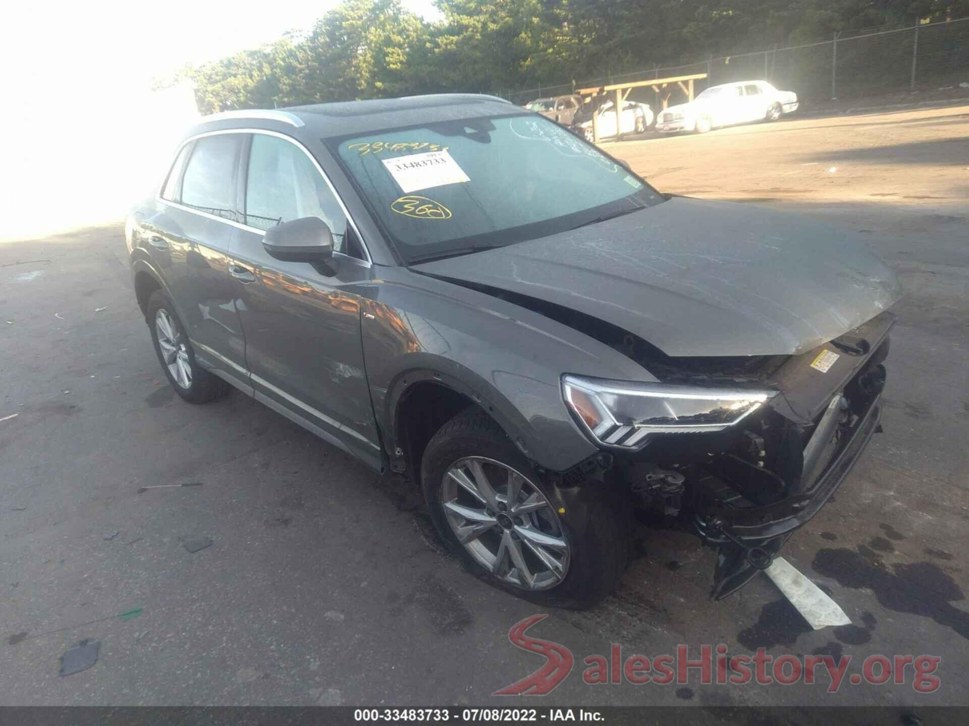 WA1EECF34M1072291 2021 AUDI Q3