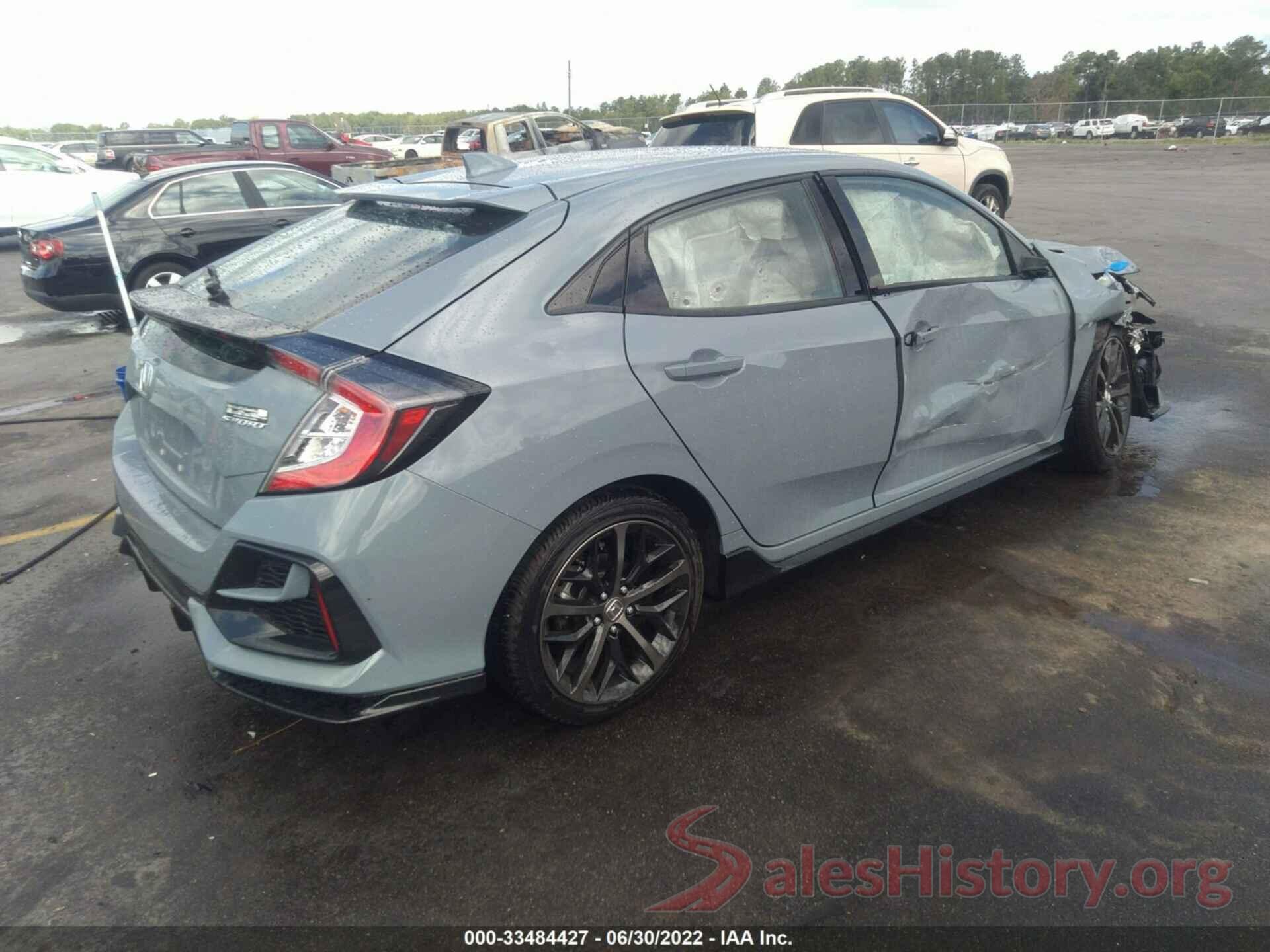 SHHFK7H44MU231350 2021 HONDA CIVIC HATCHBACK