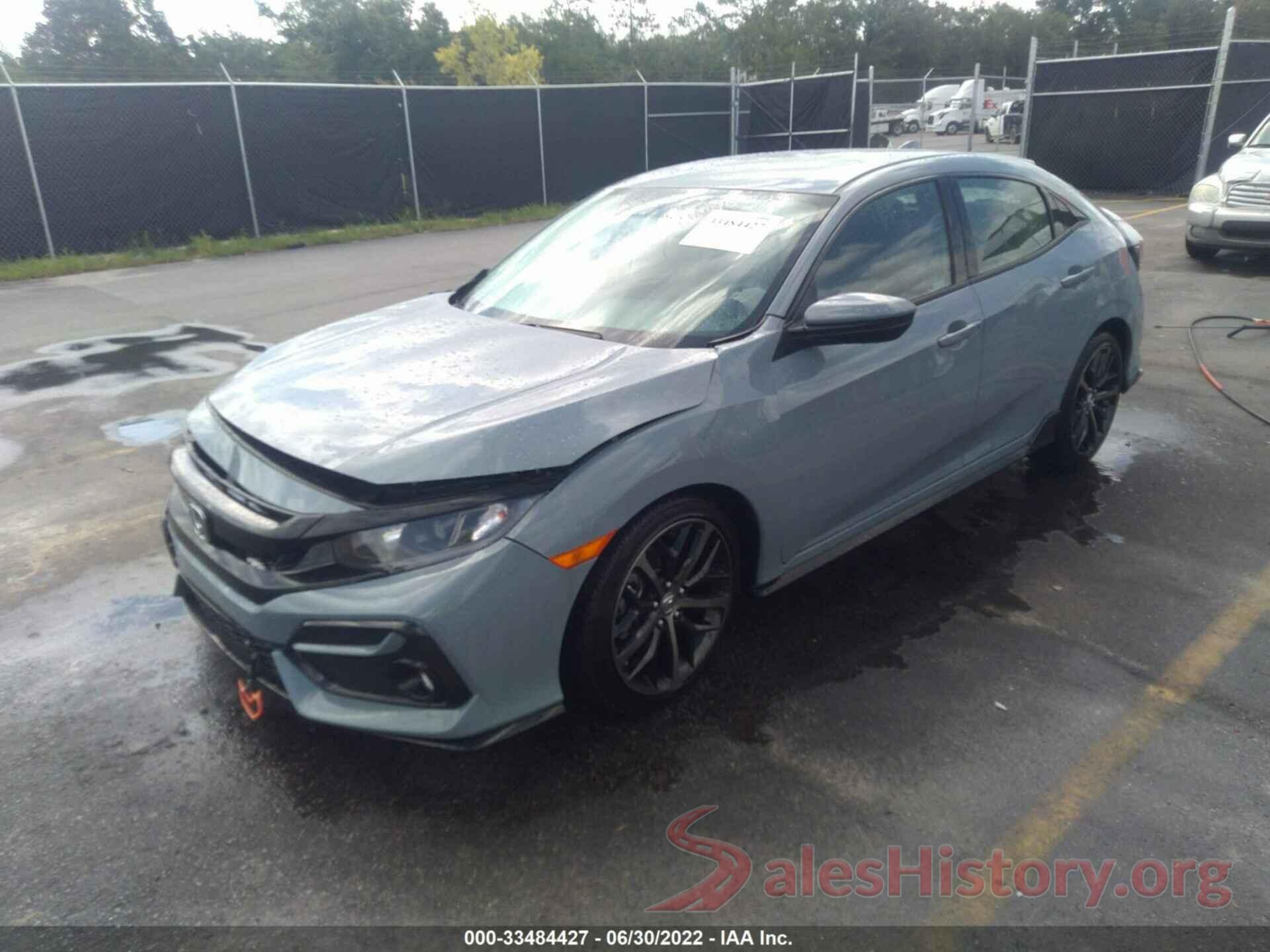 SHHFK7H44MU231350 2021 HONDA CIVIC HATCHBACK