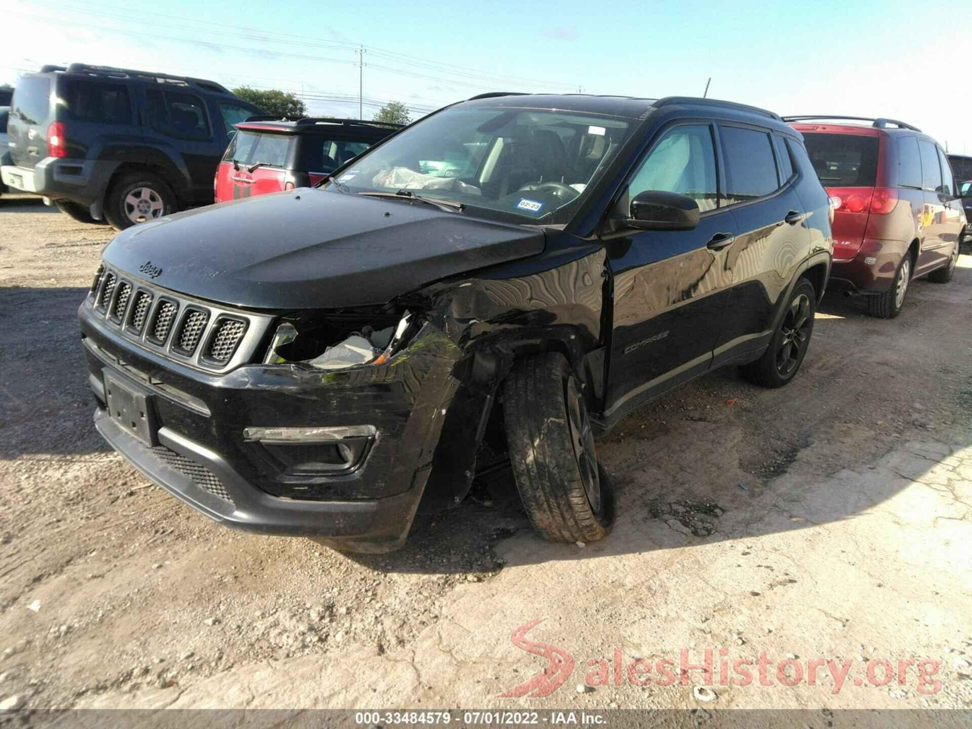 3C4NJCBB2KT726841 2019 JEEP COMPASS