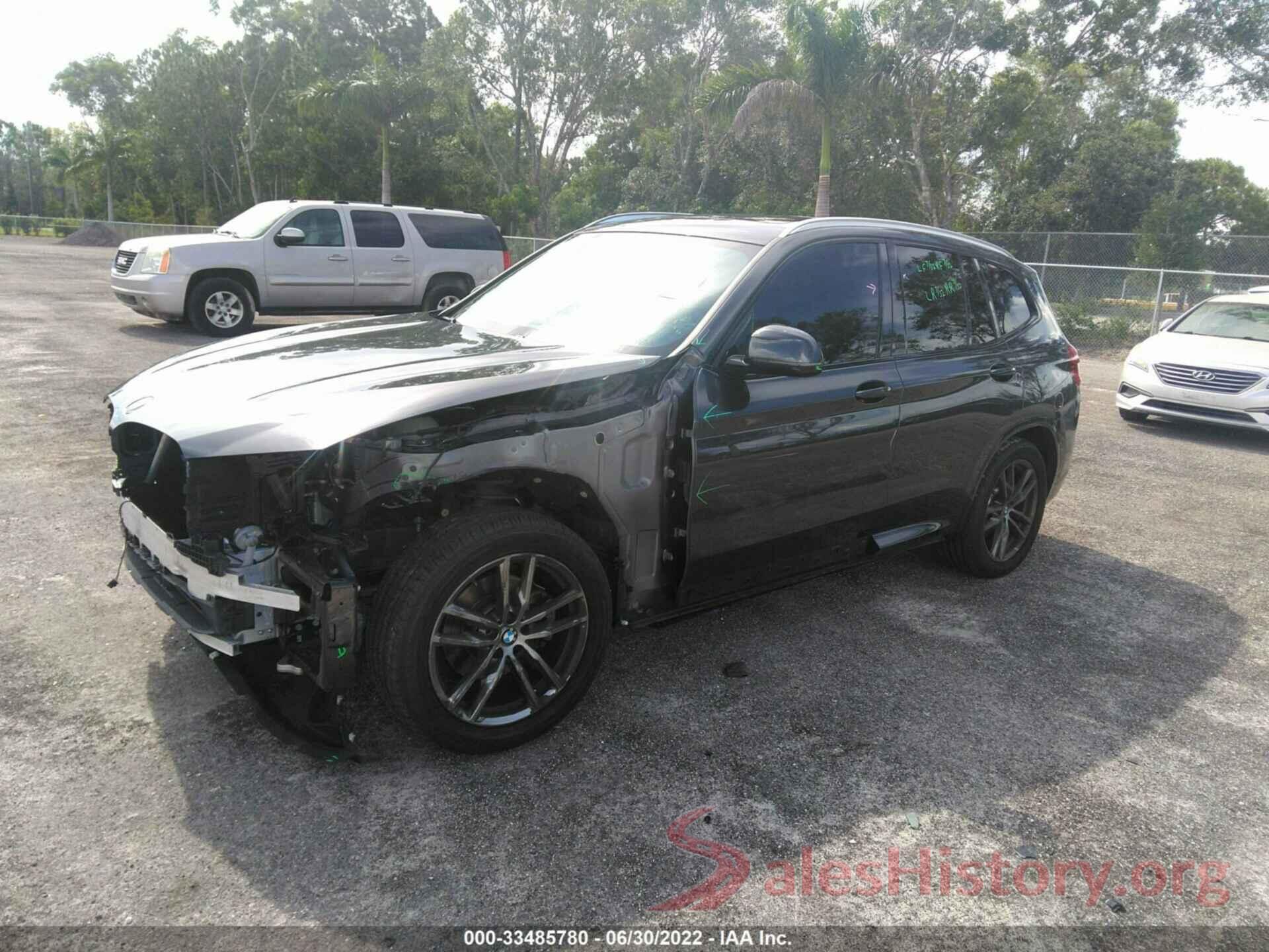 5UXTR7C5XKLF33043 2019 BMW X3