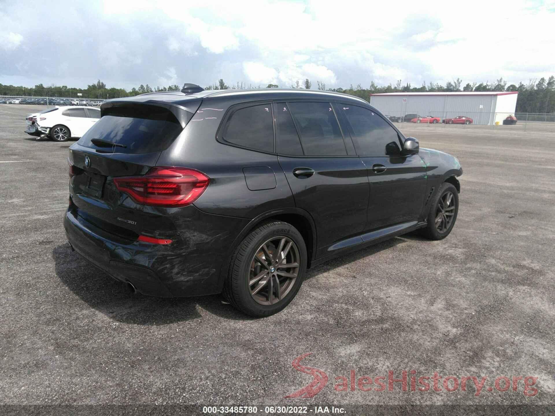 5UXTR7C5XKLF33043 2019 BMW X3