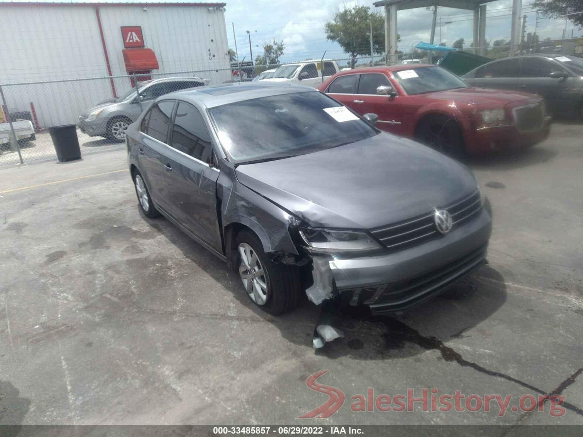 3VWDB7AJ6HM310610 2017 VOLKSWAGEN JETTA