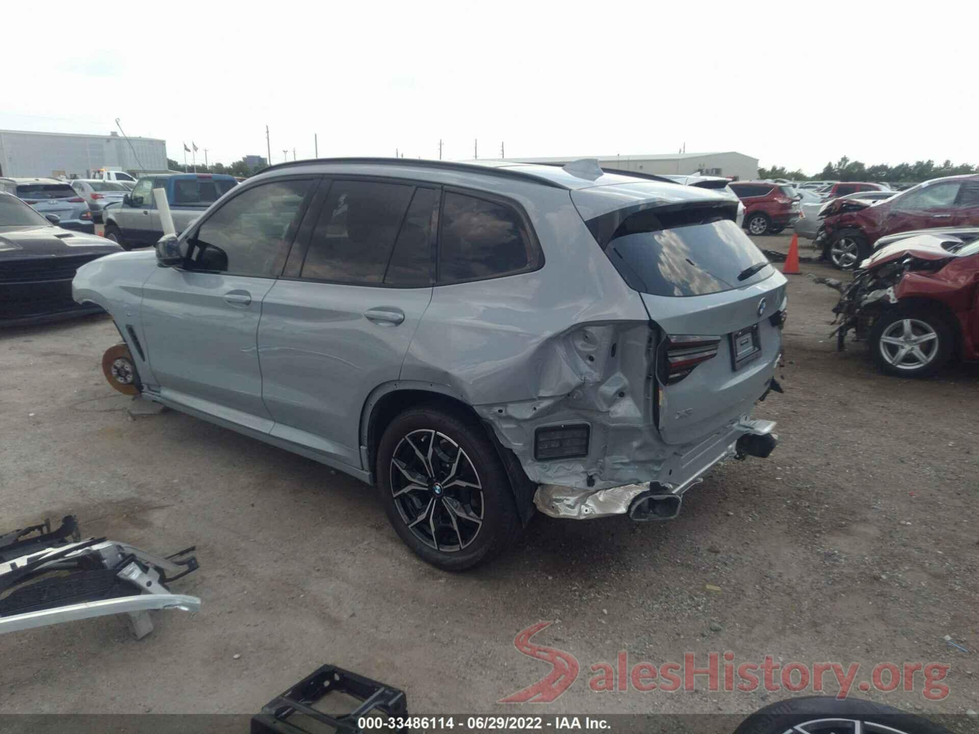 5UX83DP06N9J24881 2022 BMW X3