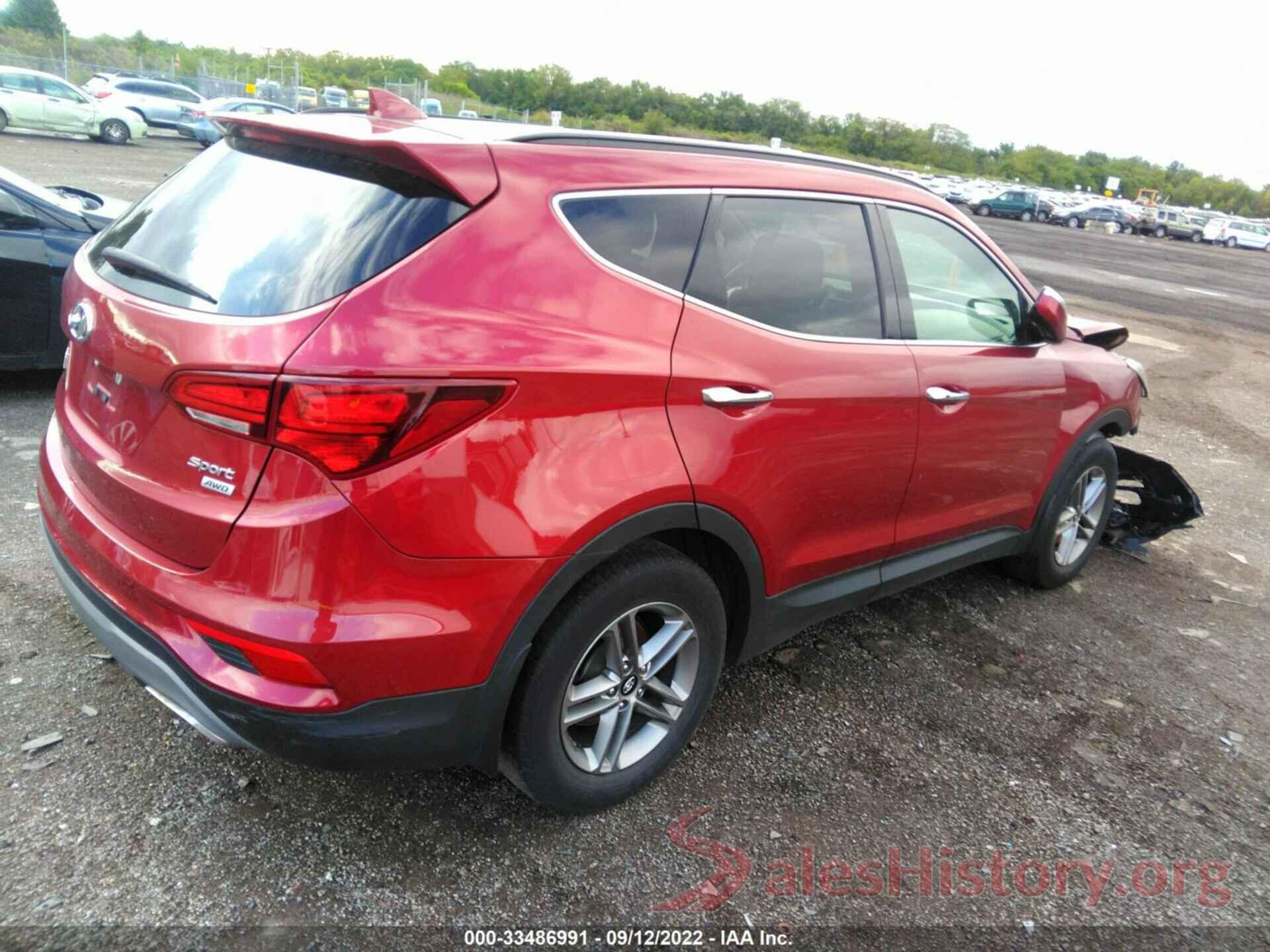 5XYZUDLB1JG549010 2018 HYUNDAI SANTA FE SPORT