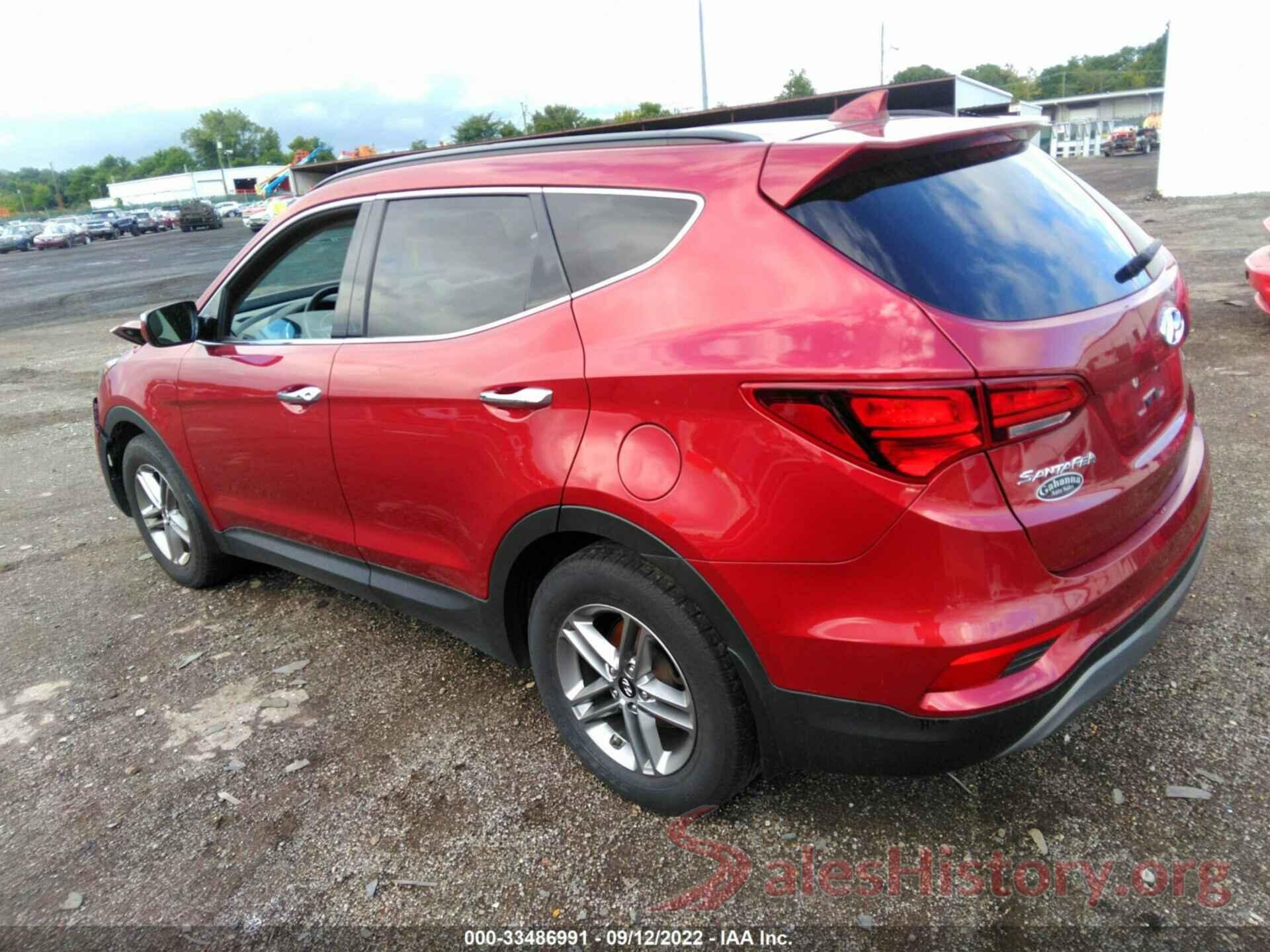 5XYZUDLB1JG549010 2018 HYUNDAI SANTA FE SPORT