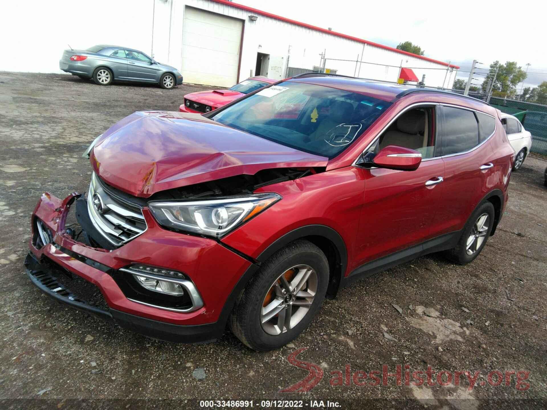 5XYZUDLB1JG549010 2018 HYUNDAI SANTA FE SPORT