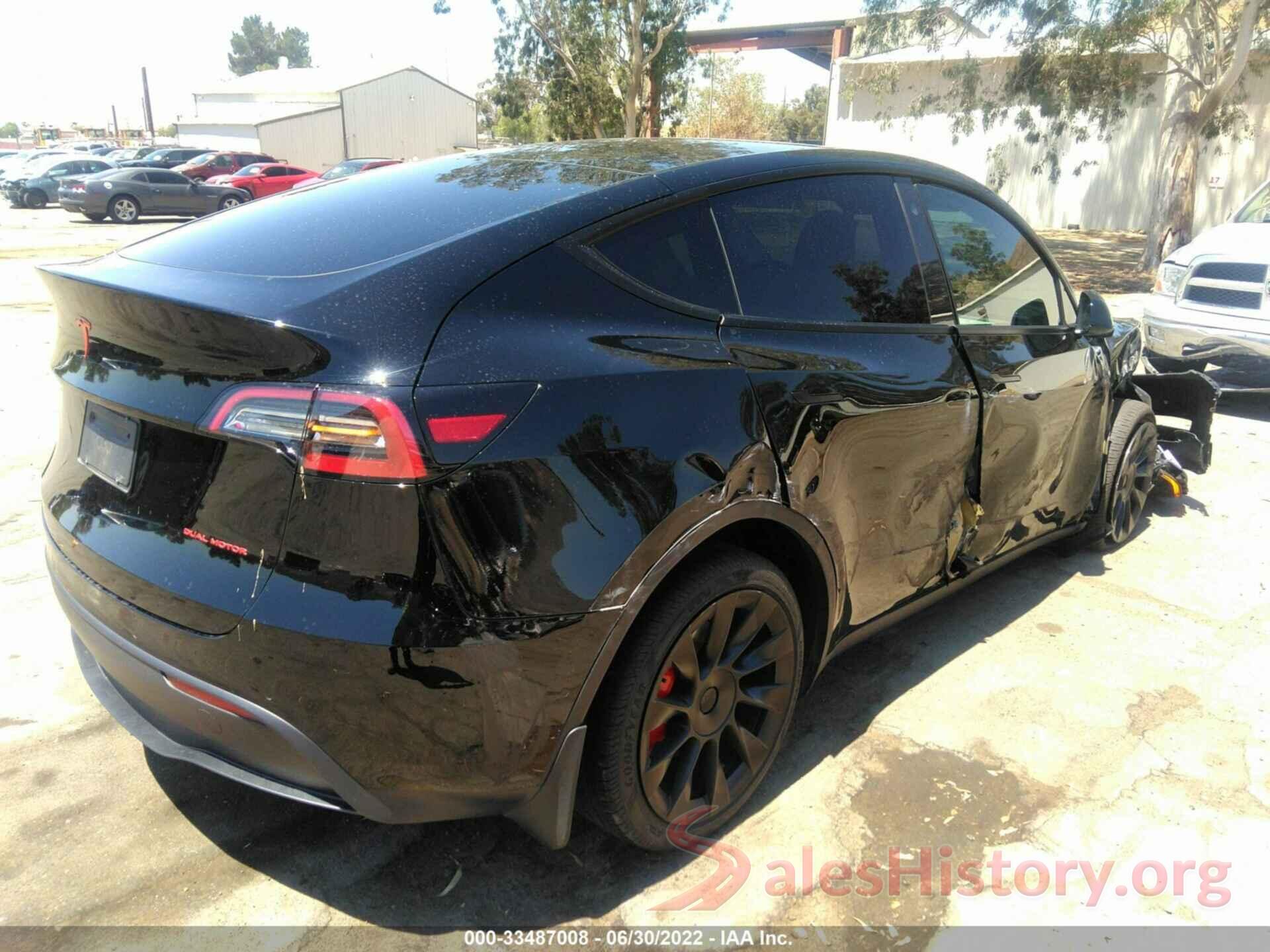 7SAYGDEE5NF351153 2022 TESLA MODEL Y