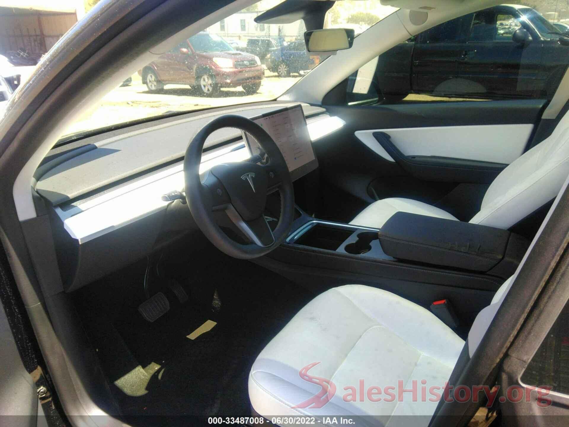 7SAYGDEE5NF351153 2022 TESLA MODEL Y