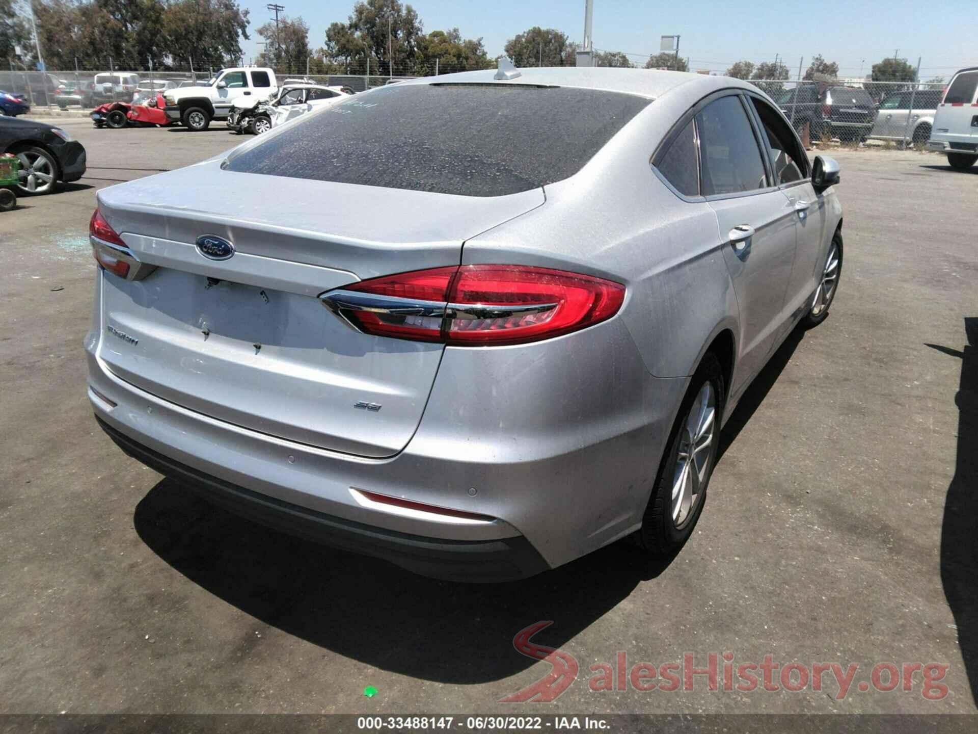 3FA6P0H71KR209389 2019 FORD FUSION