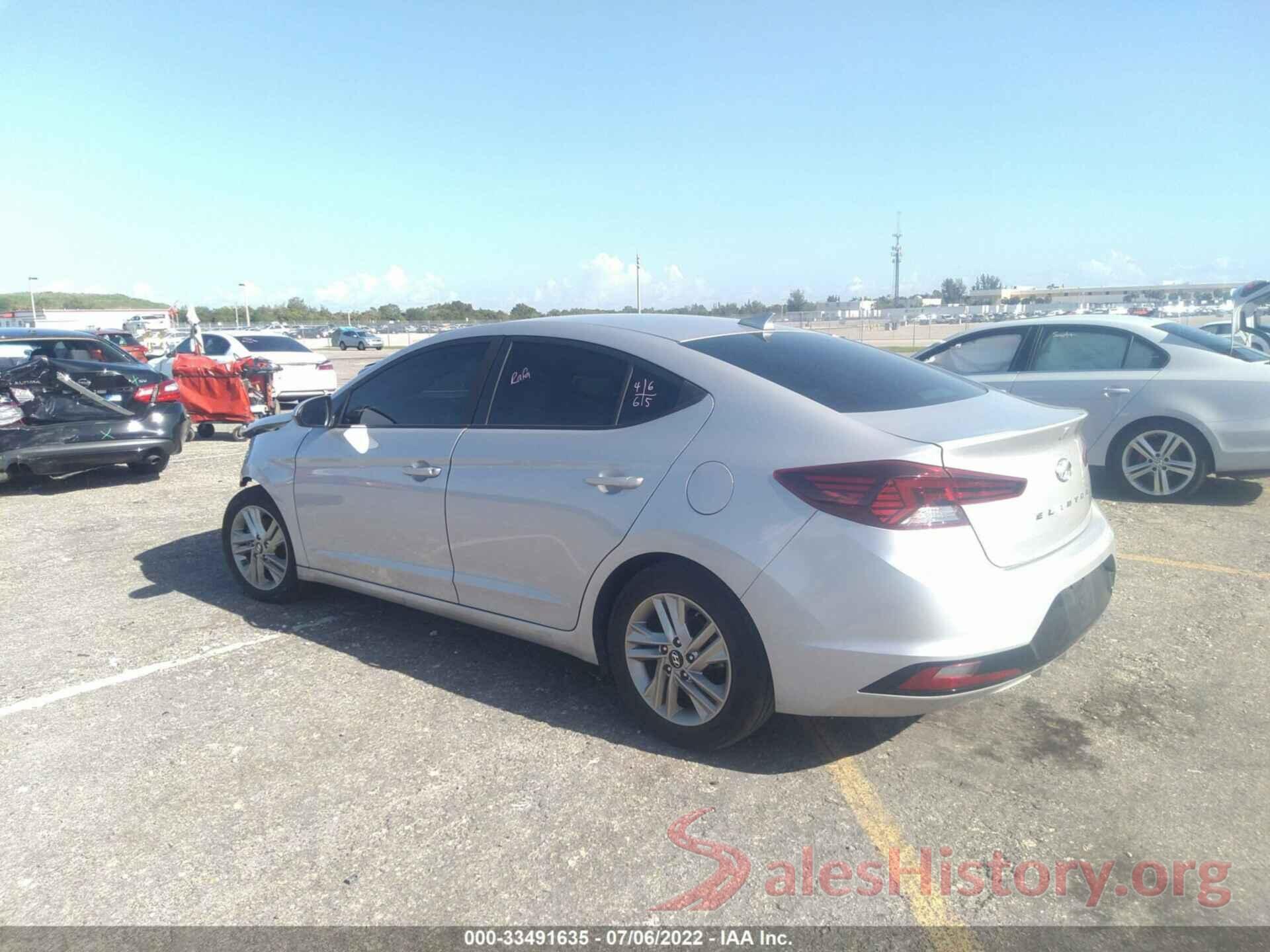 KMHD84LF5KU814010 2019 HYUNDAI ELANTRA