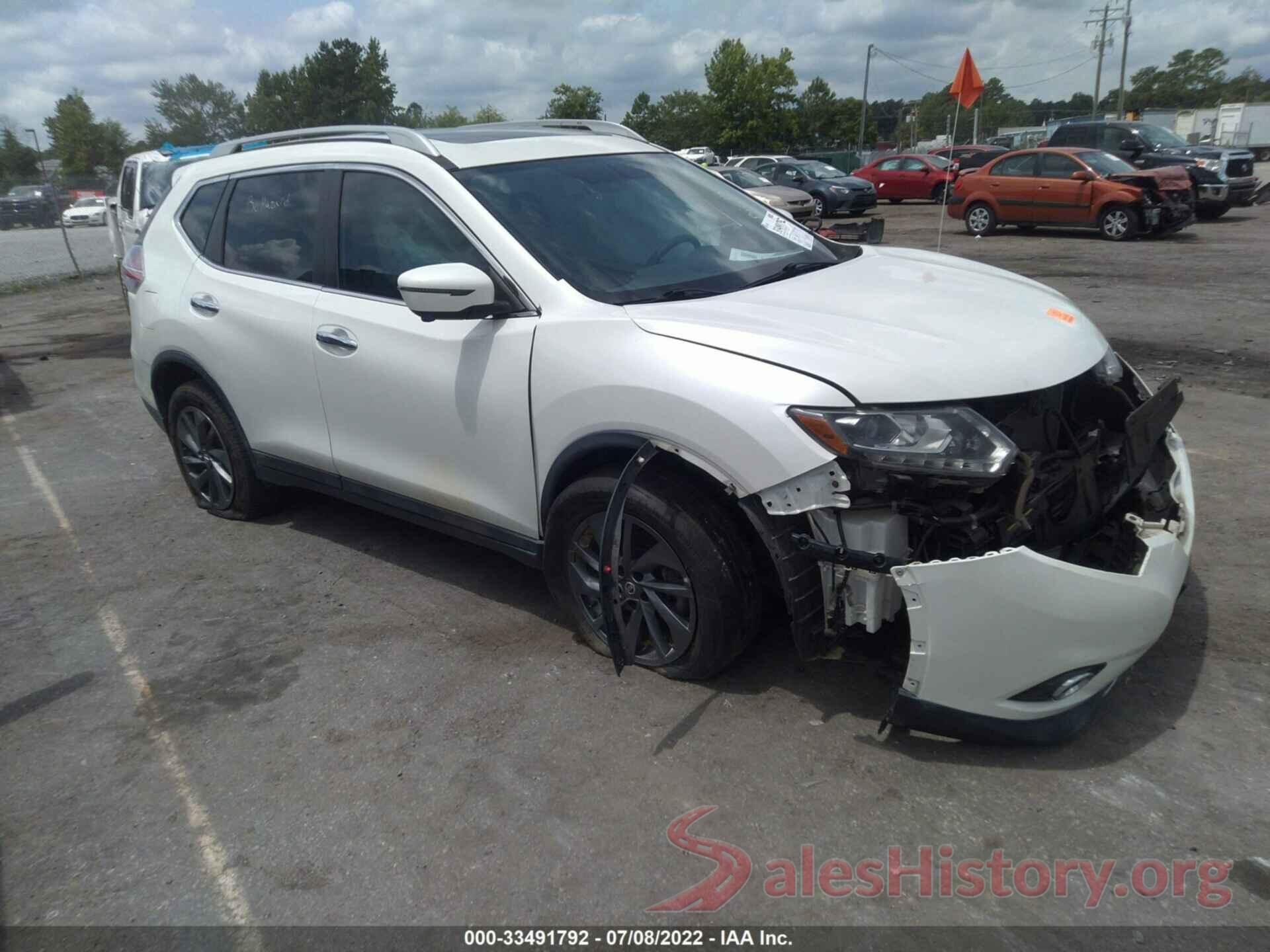 5N1AT2MVXGC884773 2016 NISSAN ROGUE