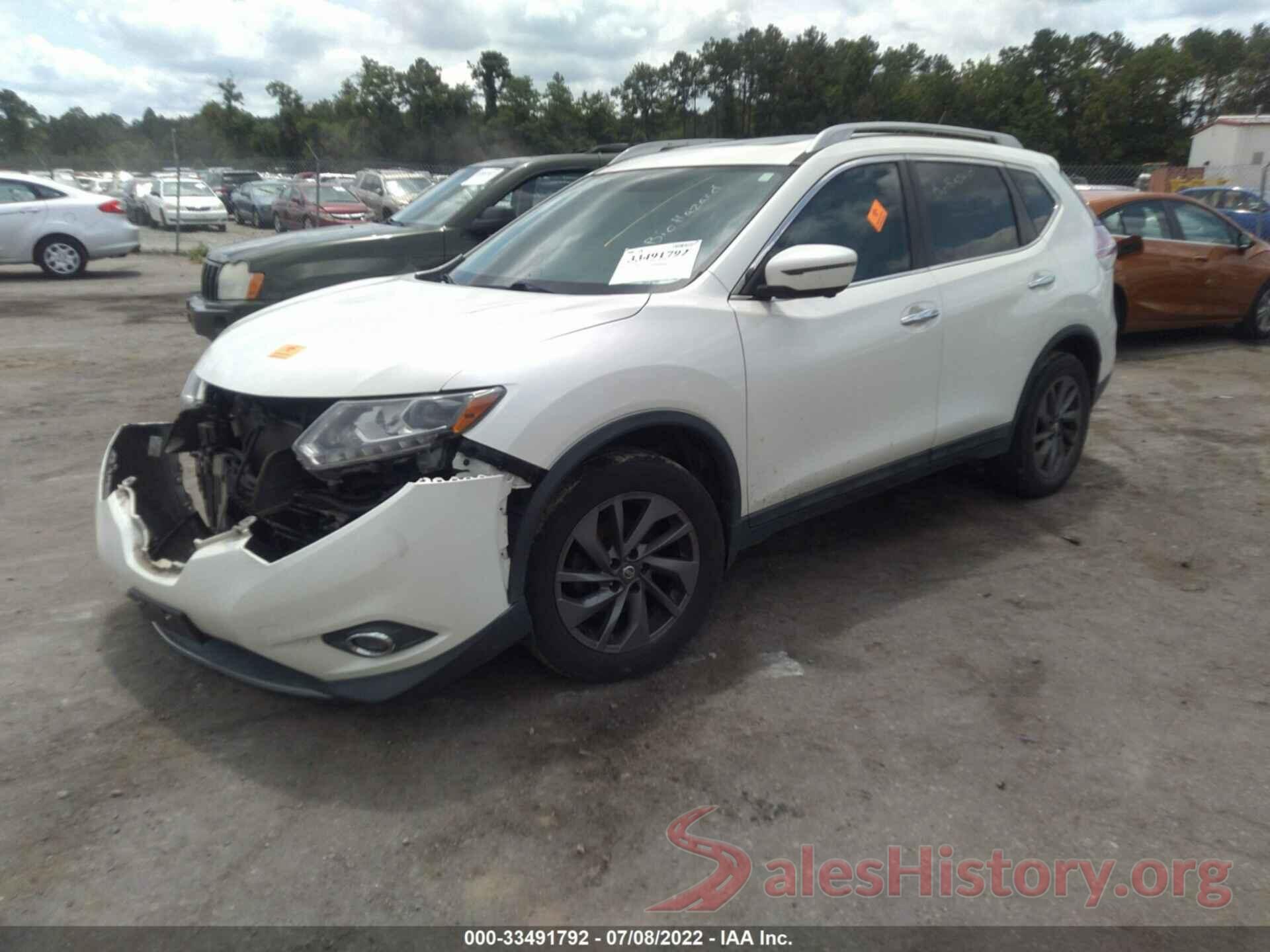 5N1AT2MVXGC884773 2016 NISSAN ROGUE